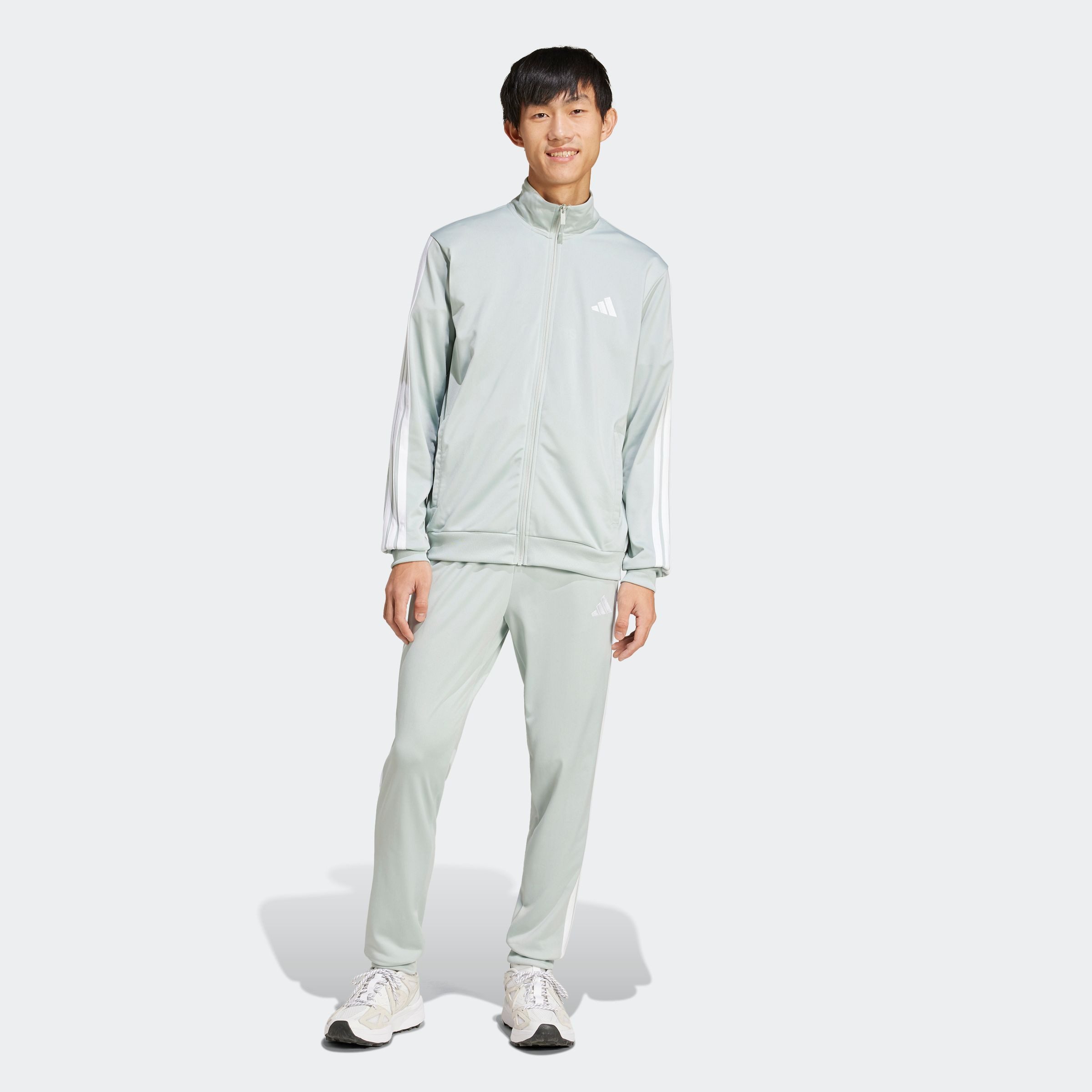 adidas Sportswear Trainingspak M 3S TR TT TS Basic 3-strepen shirt (2-delig)