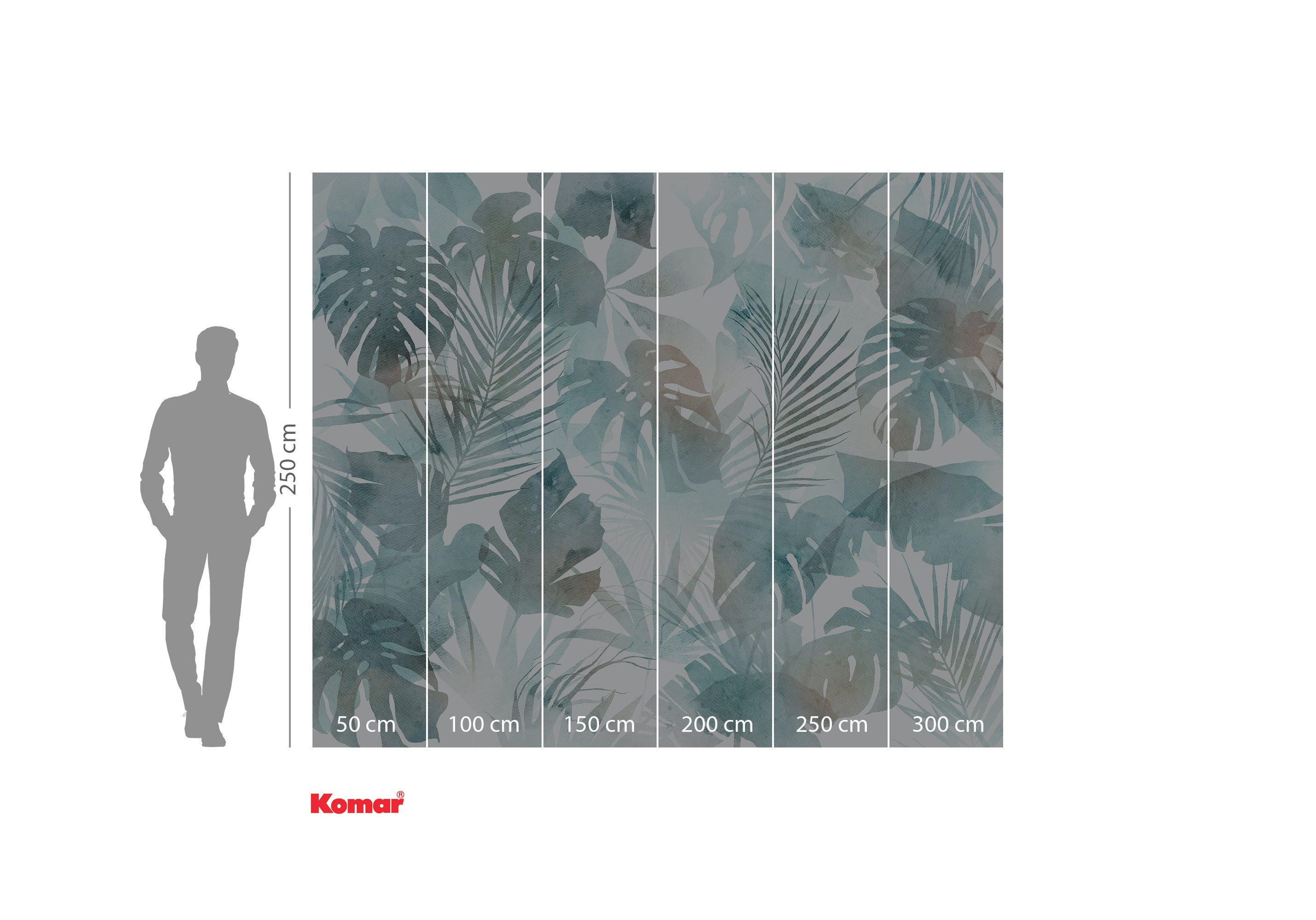 Komar Fotobehang Komar vlies fotobehang - Frootloops Jungle - maat 300 x 250 cm (set)