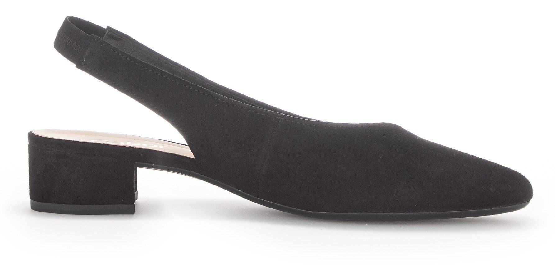 Gabor Slingback pumps , blokhak, avondschoen, zomerschoen met elastische band