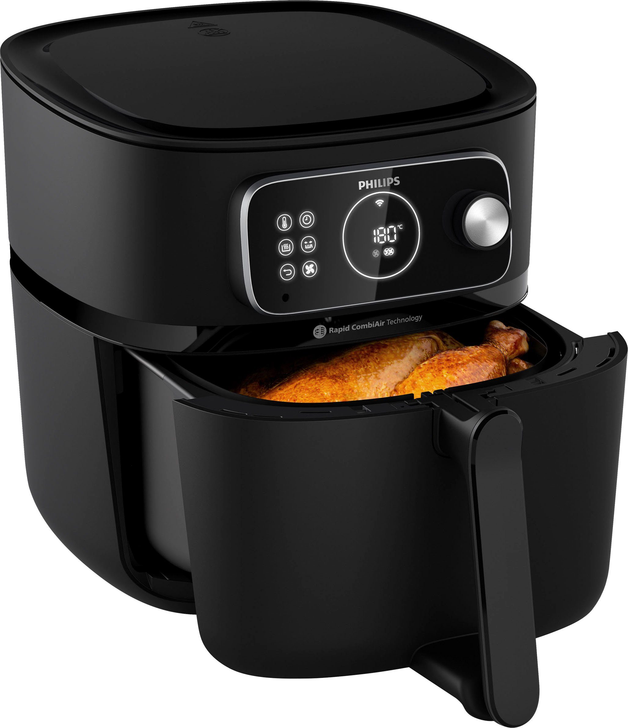 Philips Airfryer XXL combi HD9875, met 8,3 l, Rapid CombiAir technologie