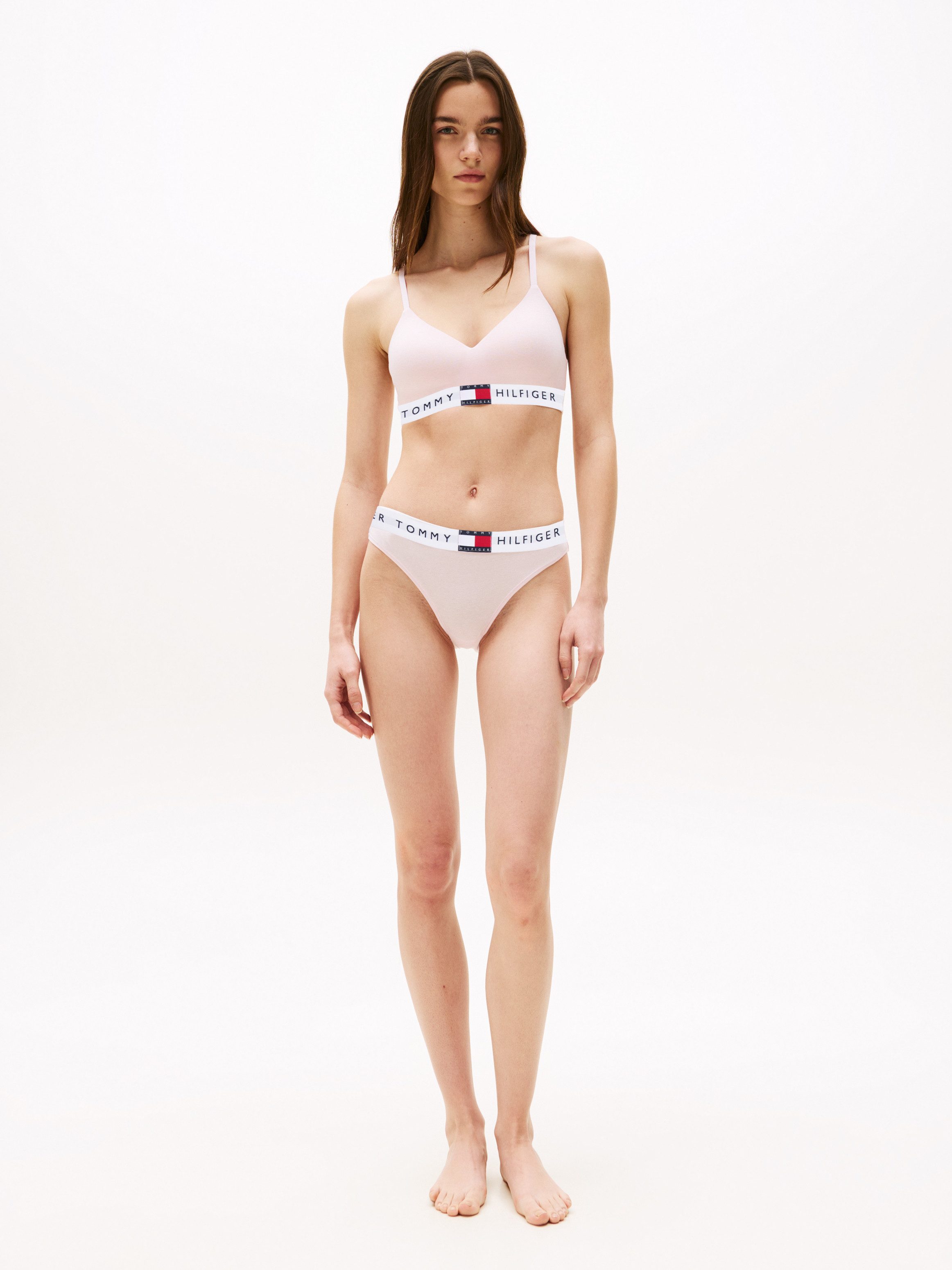 Tommy Hilfiger Underwear Bralette-bh BRALETTE LIFT met contrasterende details, met logo-tekst