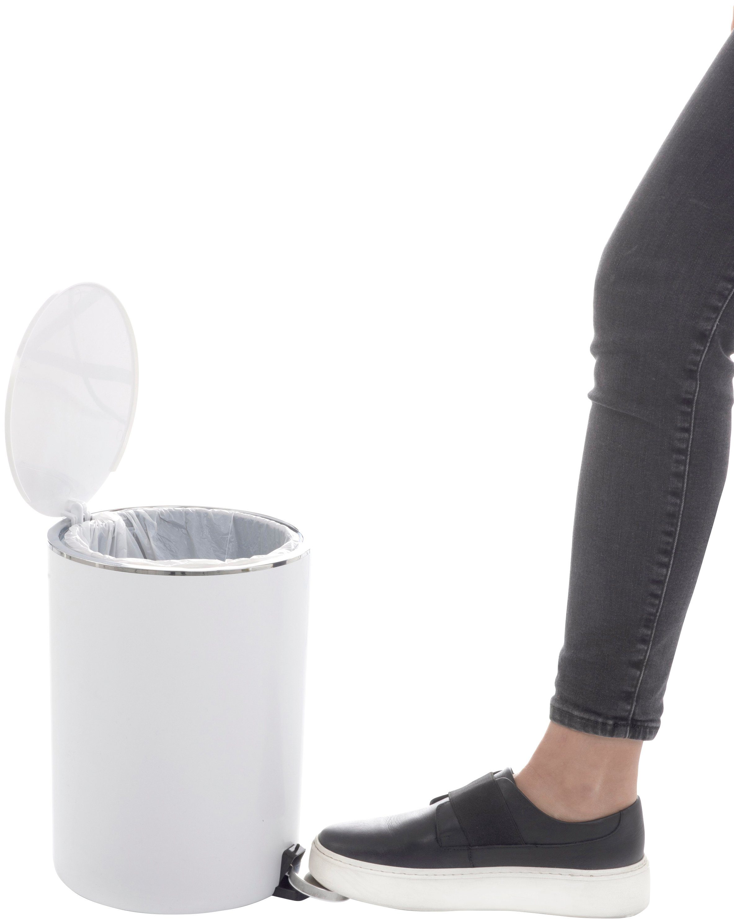 Bischof Tissue-emmer Design bad Ø 21 cm, hoogte 28 cm, inhoud 5,5 l (1 stuk)