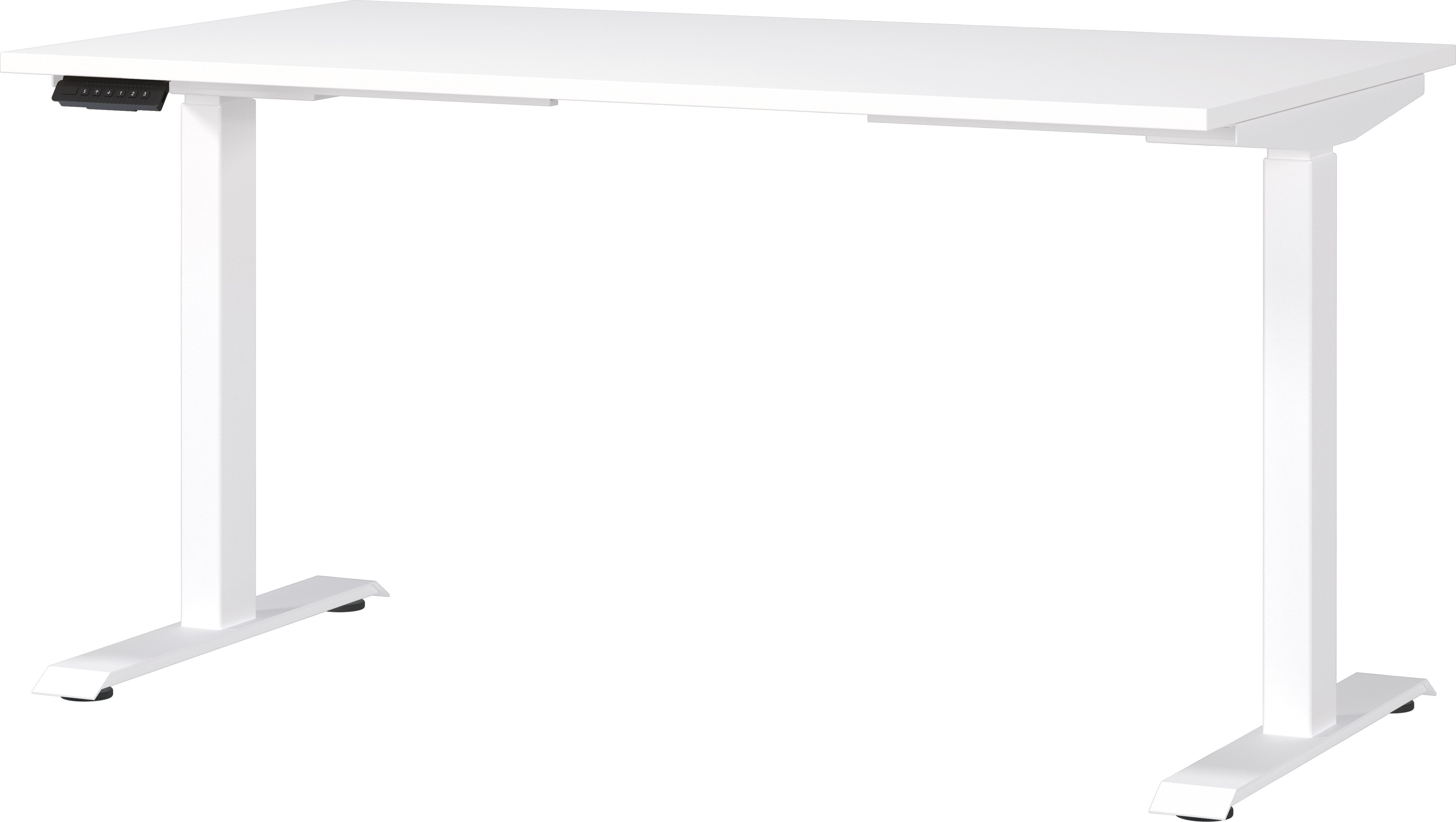 GERMANIA Kantoormeubelset Milaan, incl. bureau (elektrisch. in hoogte verstelbaar) & kastje op wieltjes (2-delig) kantoorsets maat 140 cm x 75,05 cm