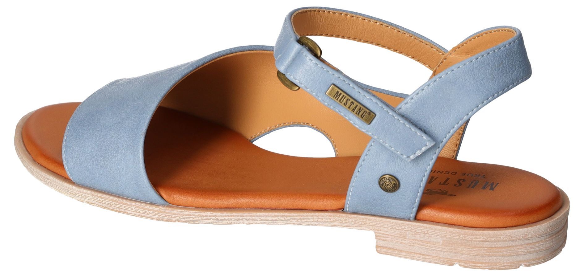 Mustang Shoes Sandalen , zomerschoen, sandaal, riemzandalen in asymmetrische vorm