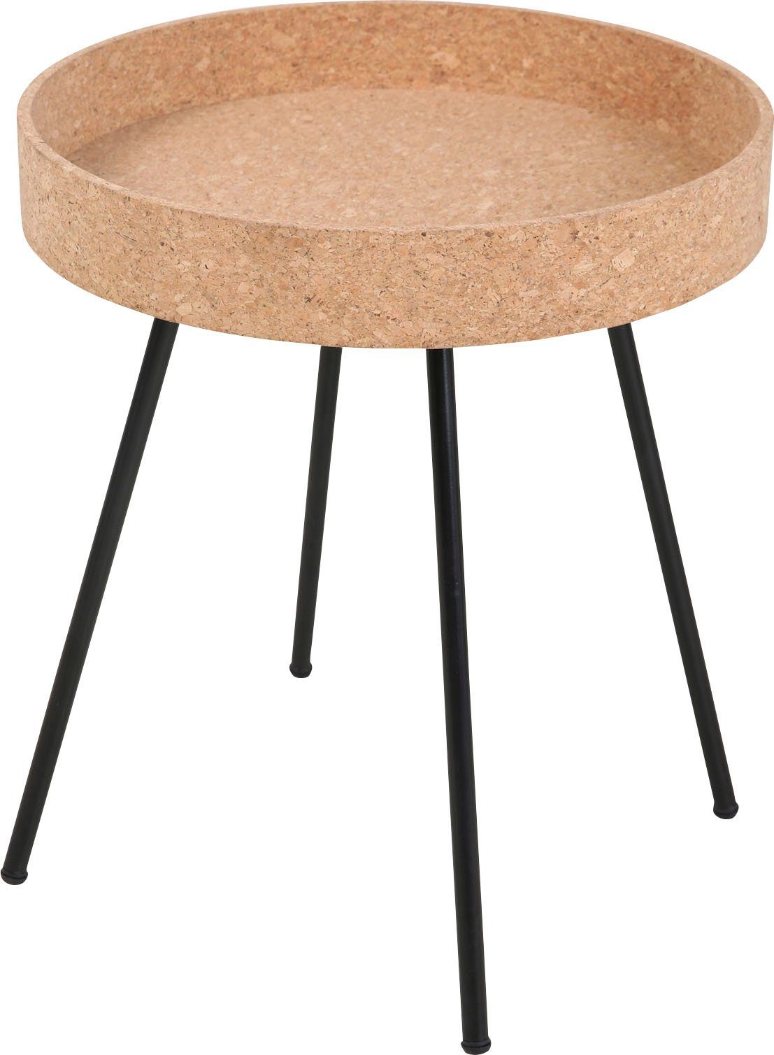Home affaire Bijzettafel Tafelbladen van kurk (set, 2 stuks)