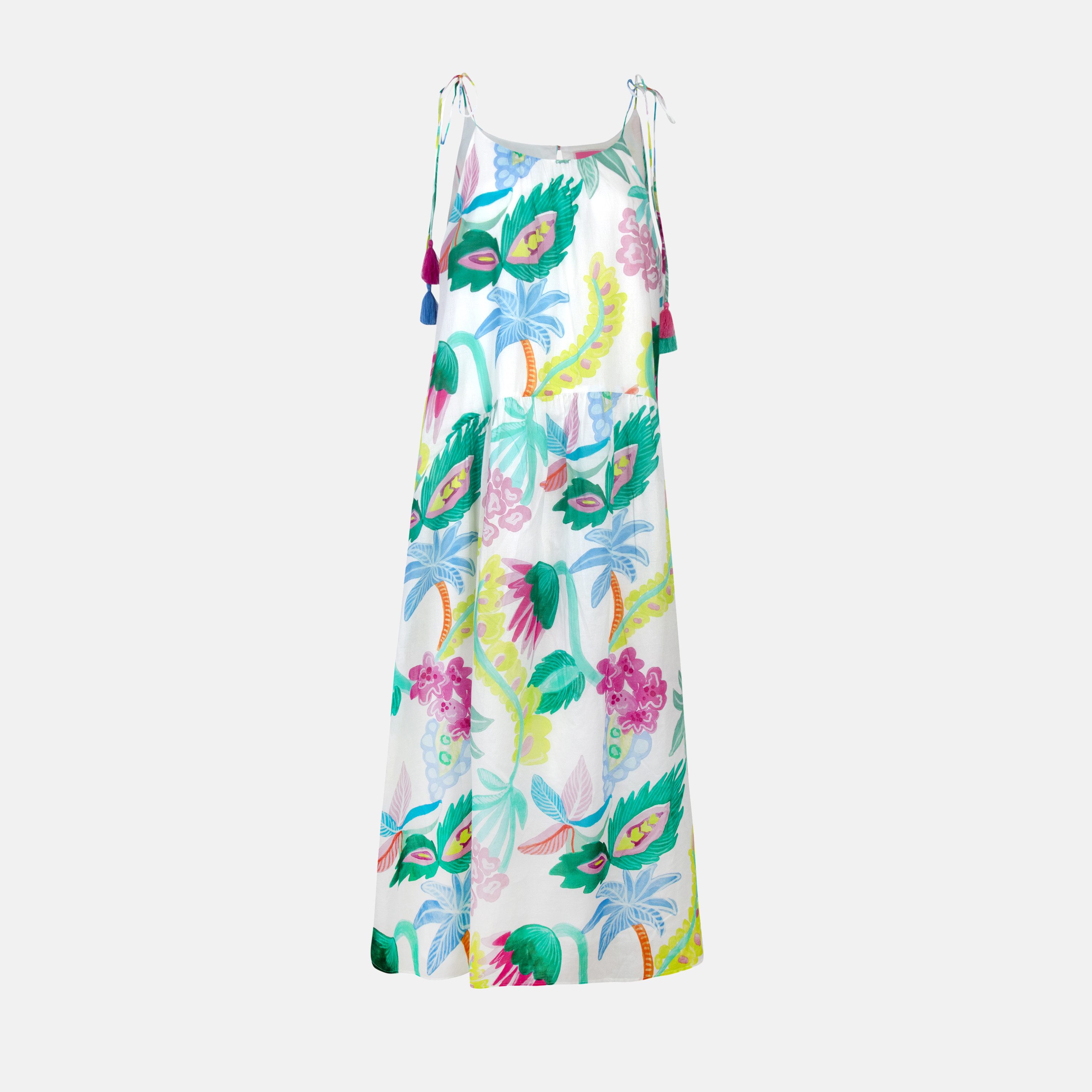 Lieblingsstück Zomerjurk met tropical-print