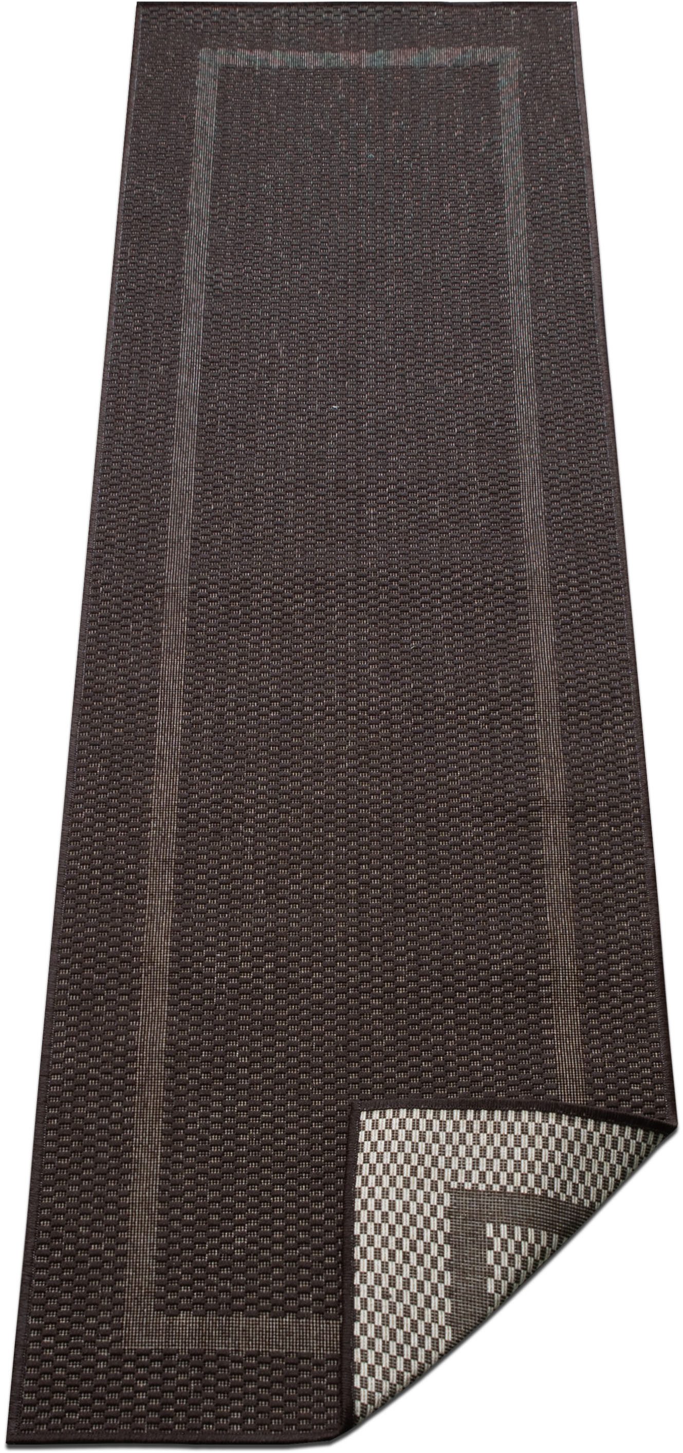 my home Vloerkleed Venetië rand is ook als loper verkrijgbaar Geschikt voor binnen en buiten, sisal-look, weerbestendig & uv-bestendig