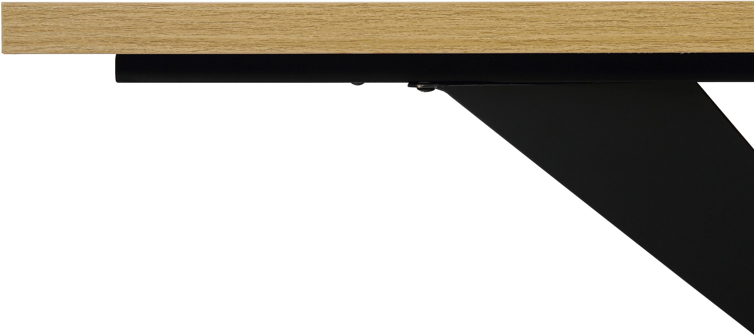Home affaire Eettafel Soyans moderne spiderframe, in vier breedtes, melaminehars gecoat