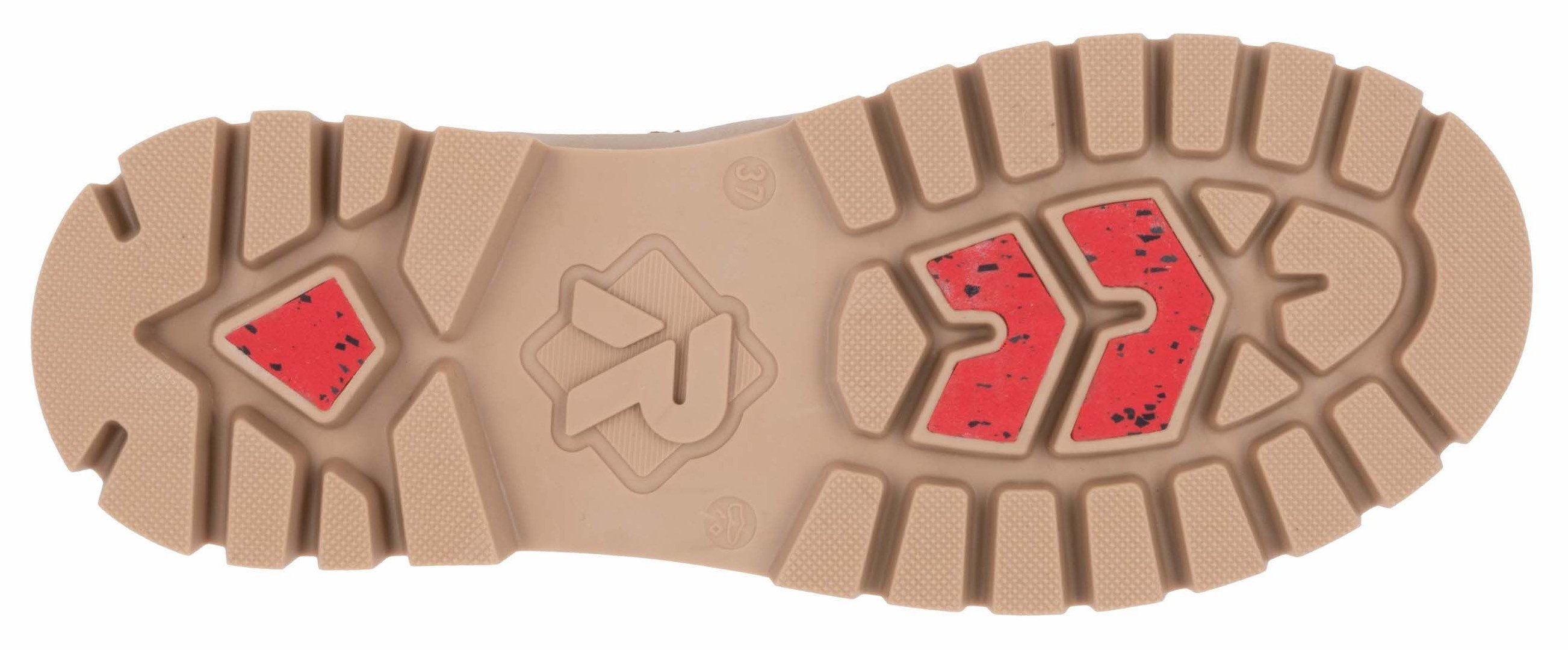 Rieker EVOLUTION Winterlaarzen winter-enkellaars, outdoorlaarzen met fiber grip-loopzool