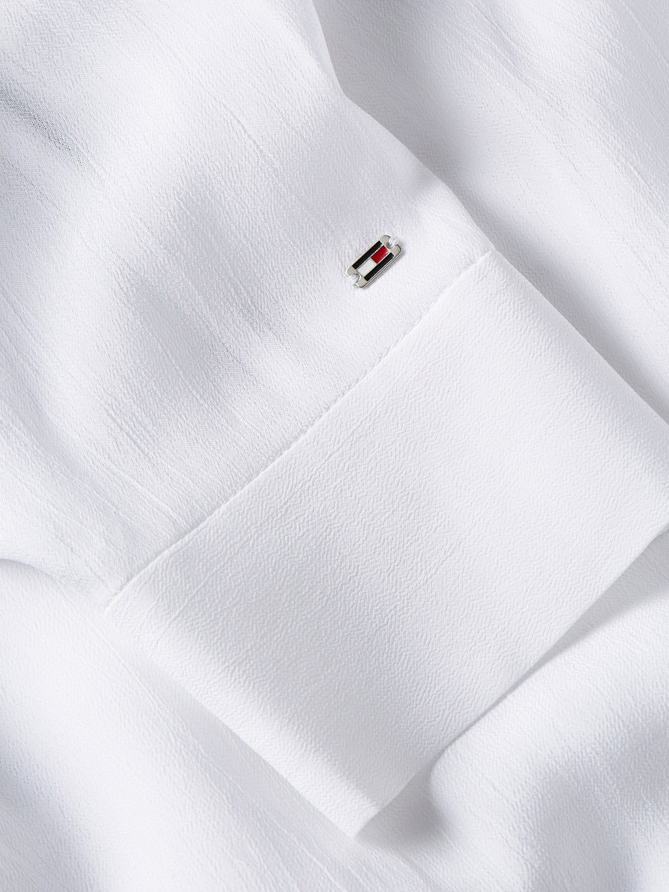 Tommy Hilfiger Overhemdblouse FLUID VIS CREPE REGULAR SHIRT LS