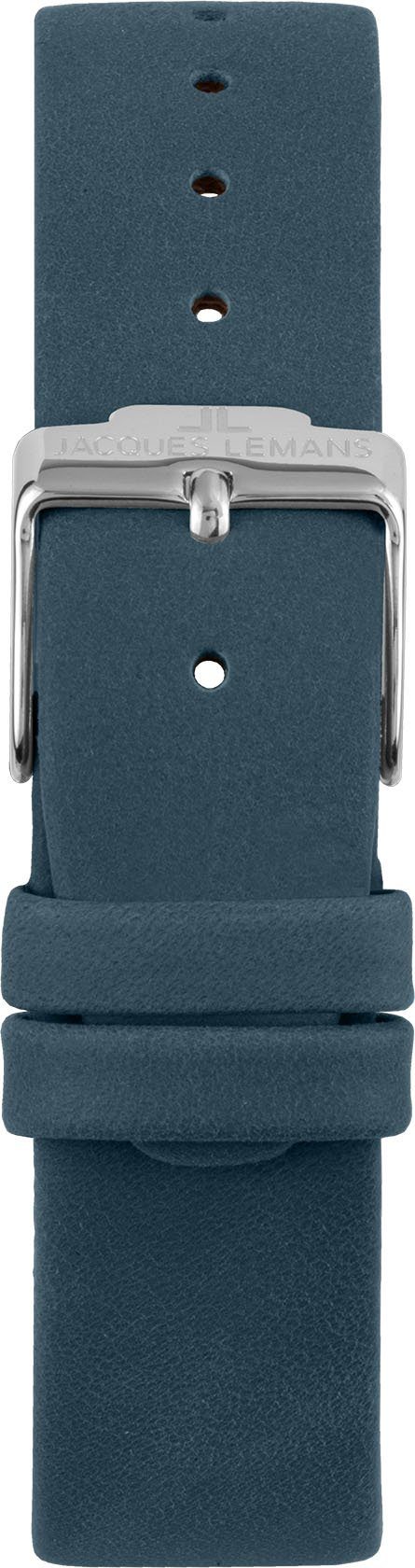 Jacques Lemans Solarhorloge Eco Power Solar Pearl, 1-2112B Polshorloge, dameshorloge, parelmoer wijzerplaat, leren armband