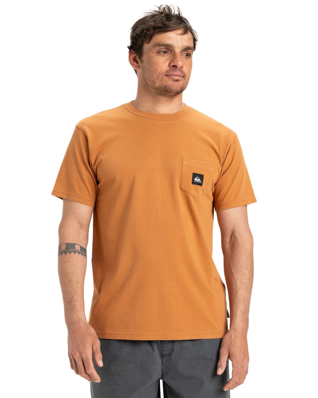 Quiksilver T-shirt Salt Water heren t-shirts maat XXL bruin