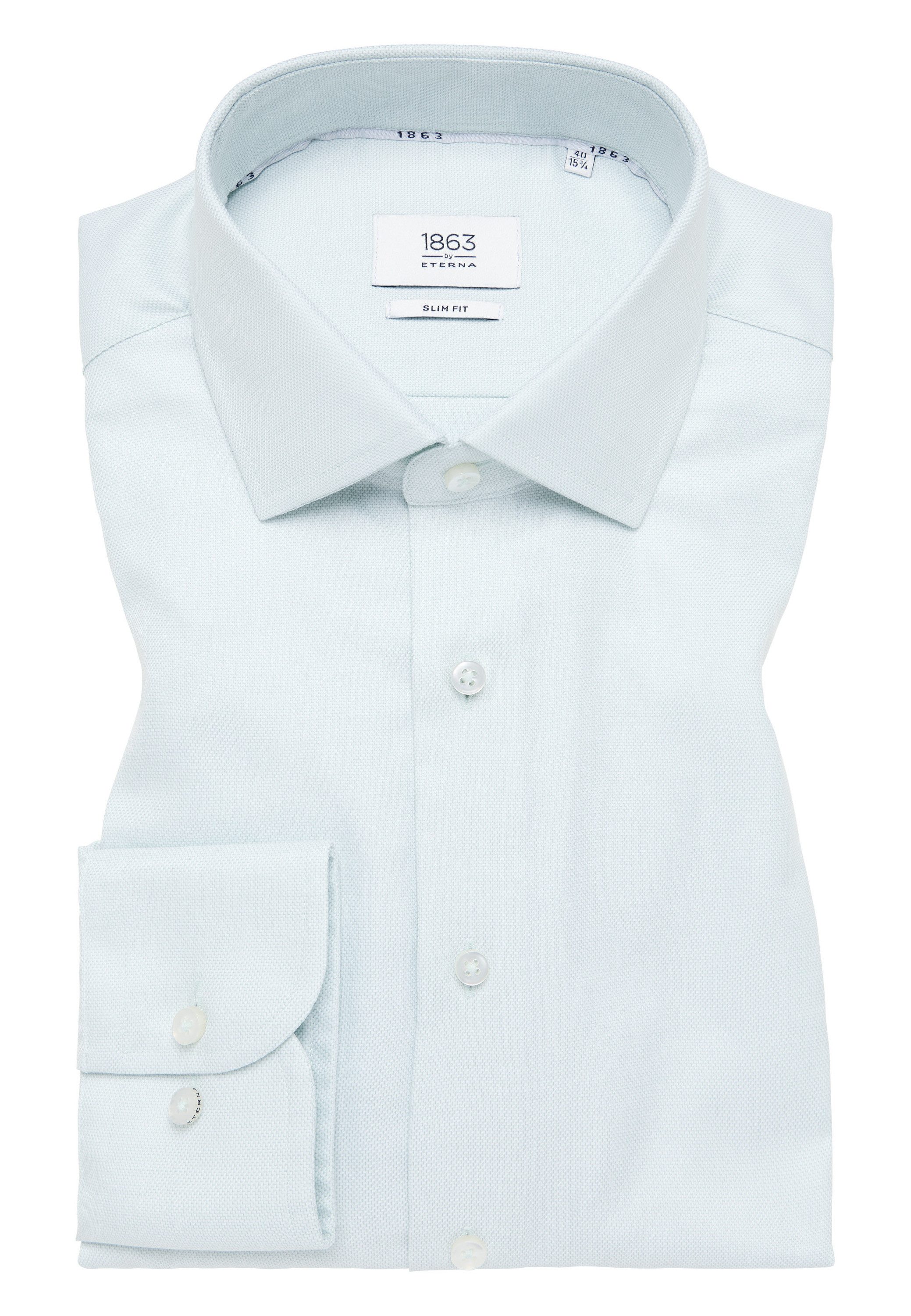 Eterna Overhemd met lange mouwen Slim fit NON IRON (strijkvrij)