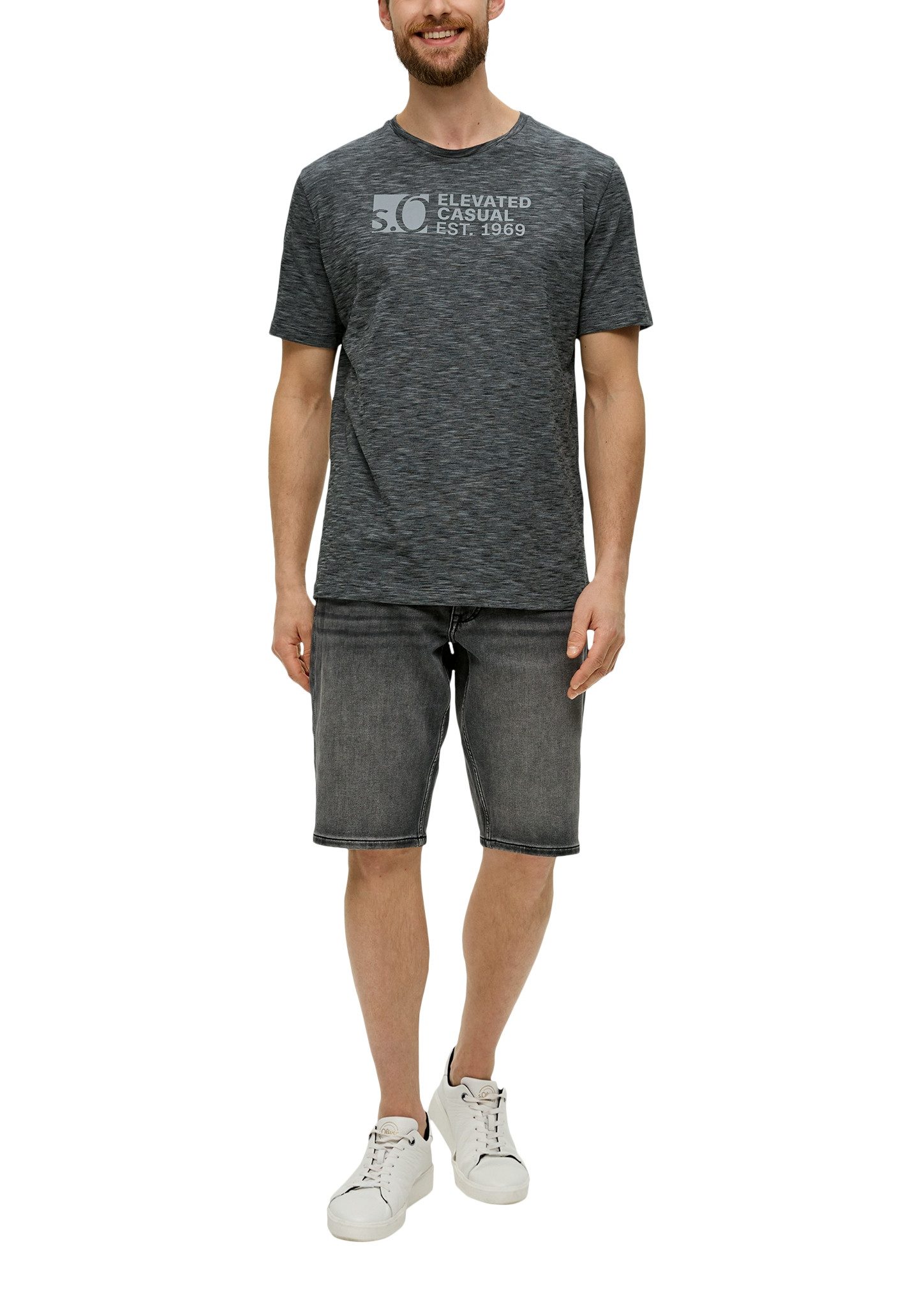 s.Oliver T-shirt met labelprint