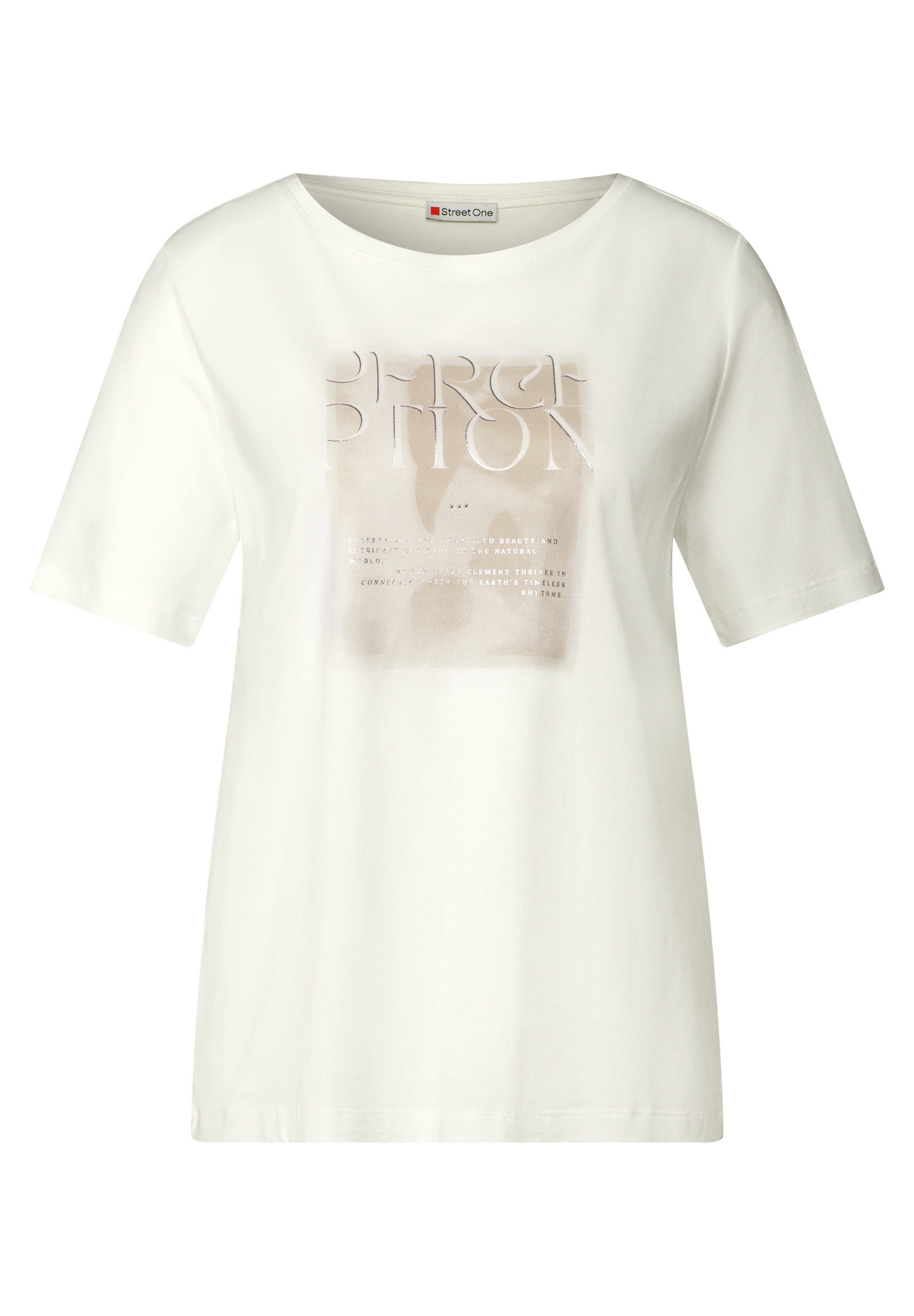 STREET ONE T-shirt met frontprint