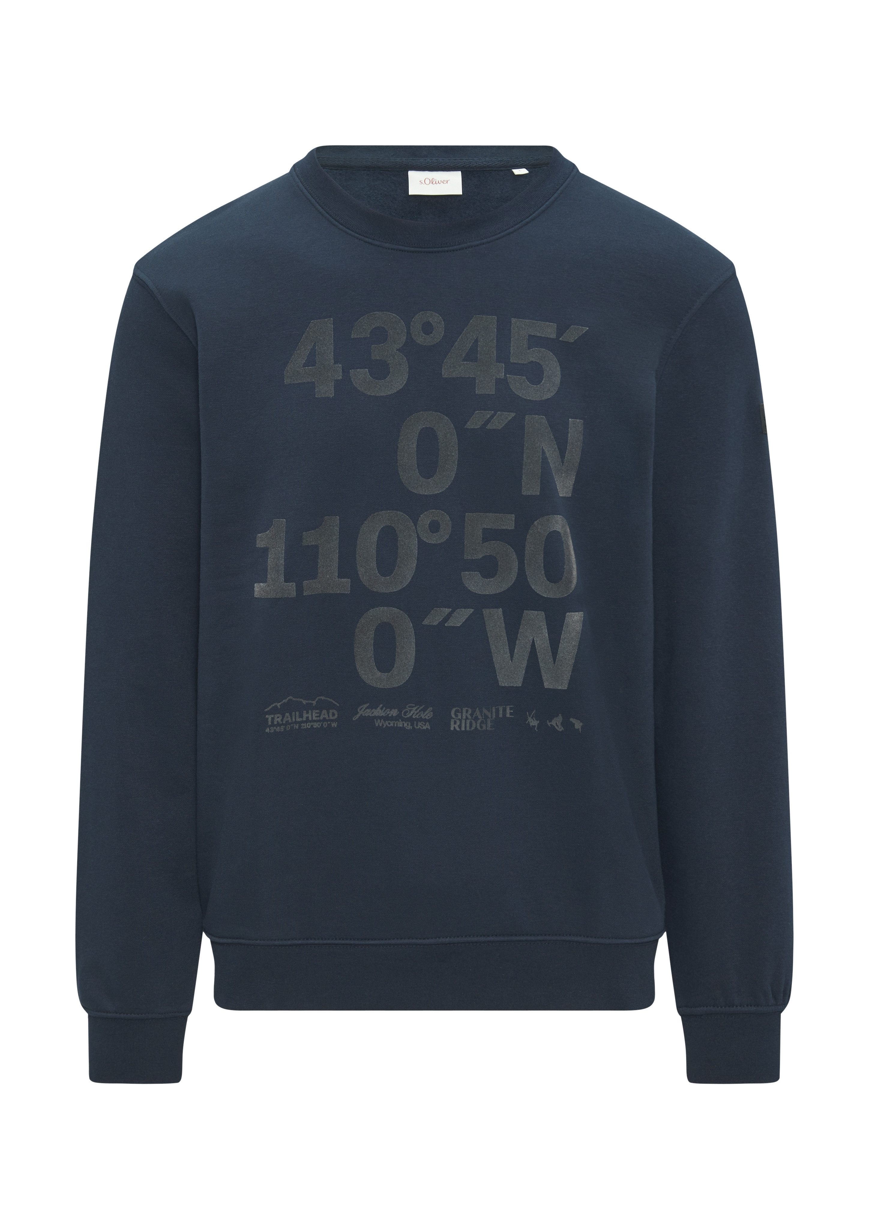 s.Oliver Sweatshirt met frontprint