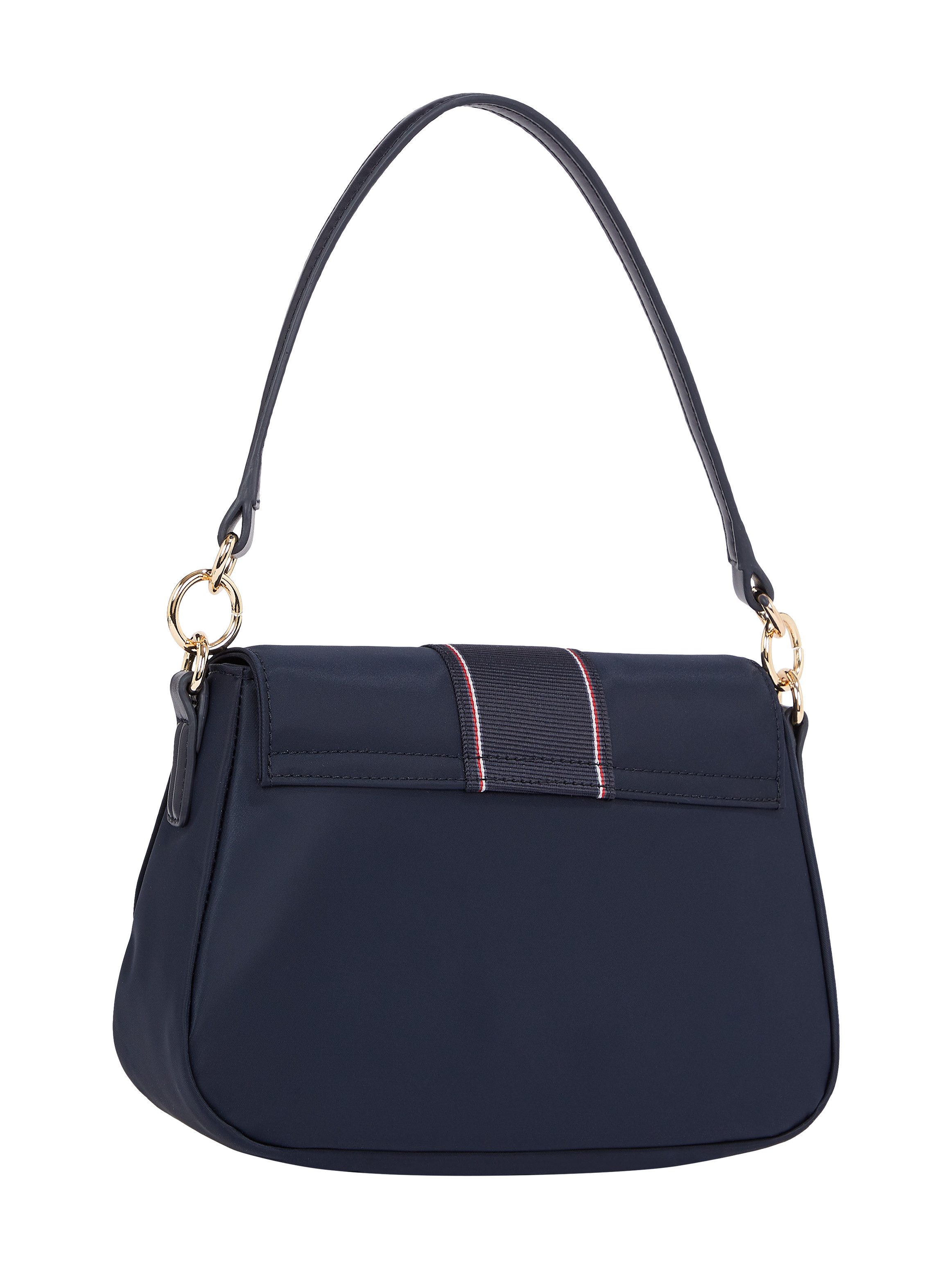 Tommy Hilfiger Draagtas POPPY CONV. CROSSOVER CORP , dames schoudertas, handtas met th-logo-embleem