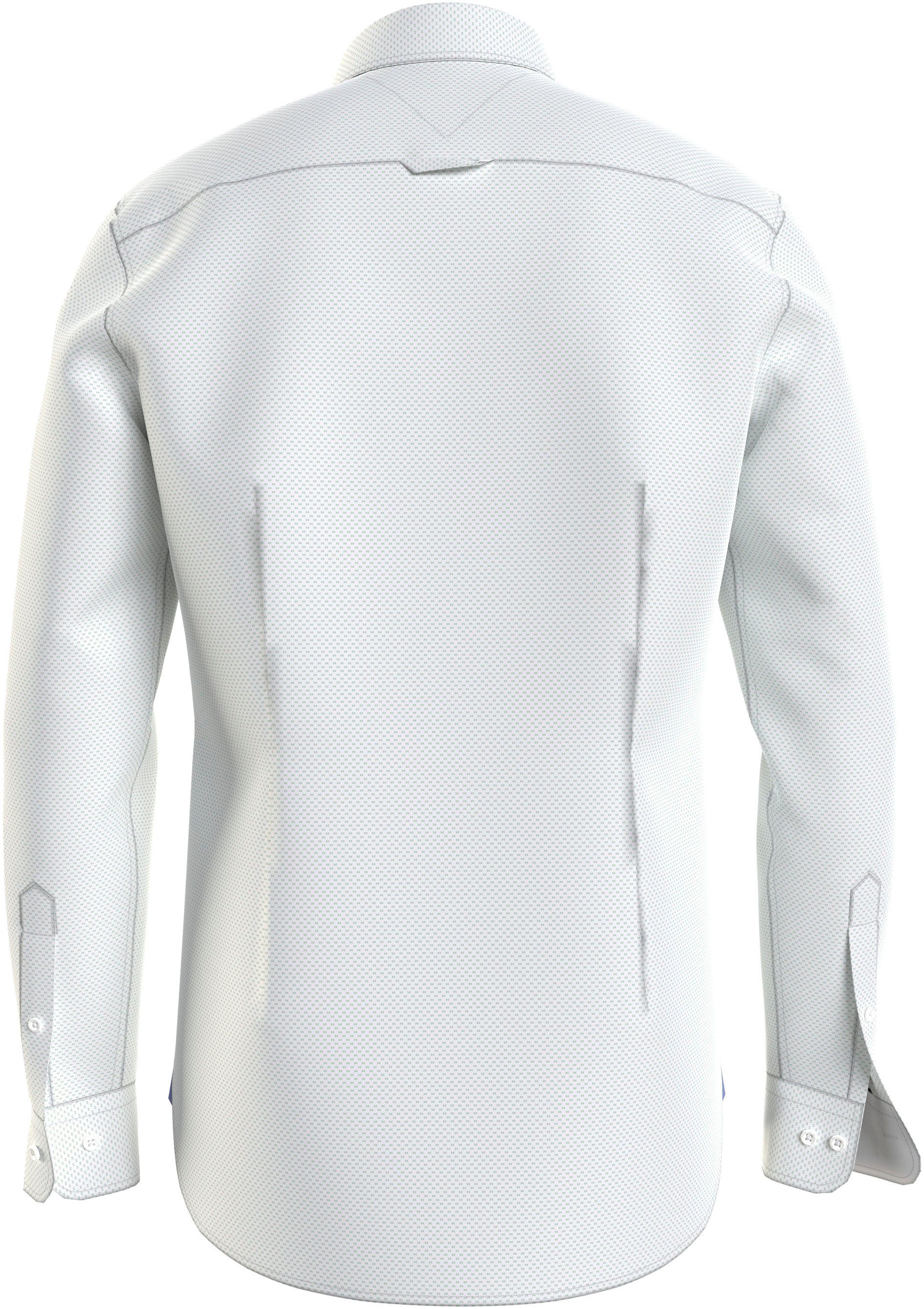 Tommy Hilfiger Overhemd met lange mouwen FLEX MINI PRINT SF SHIRT