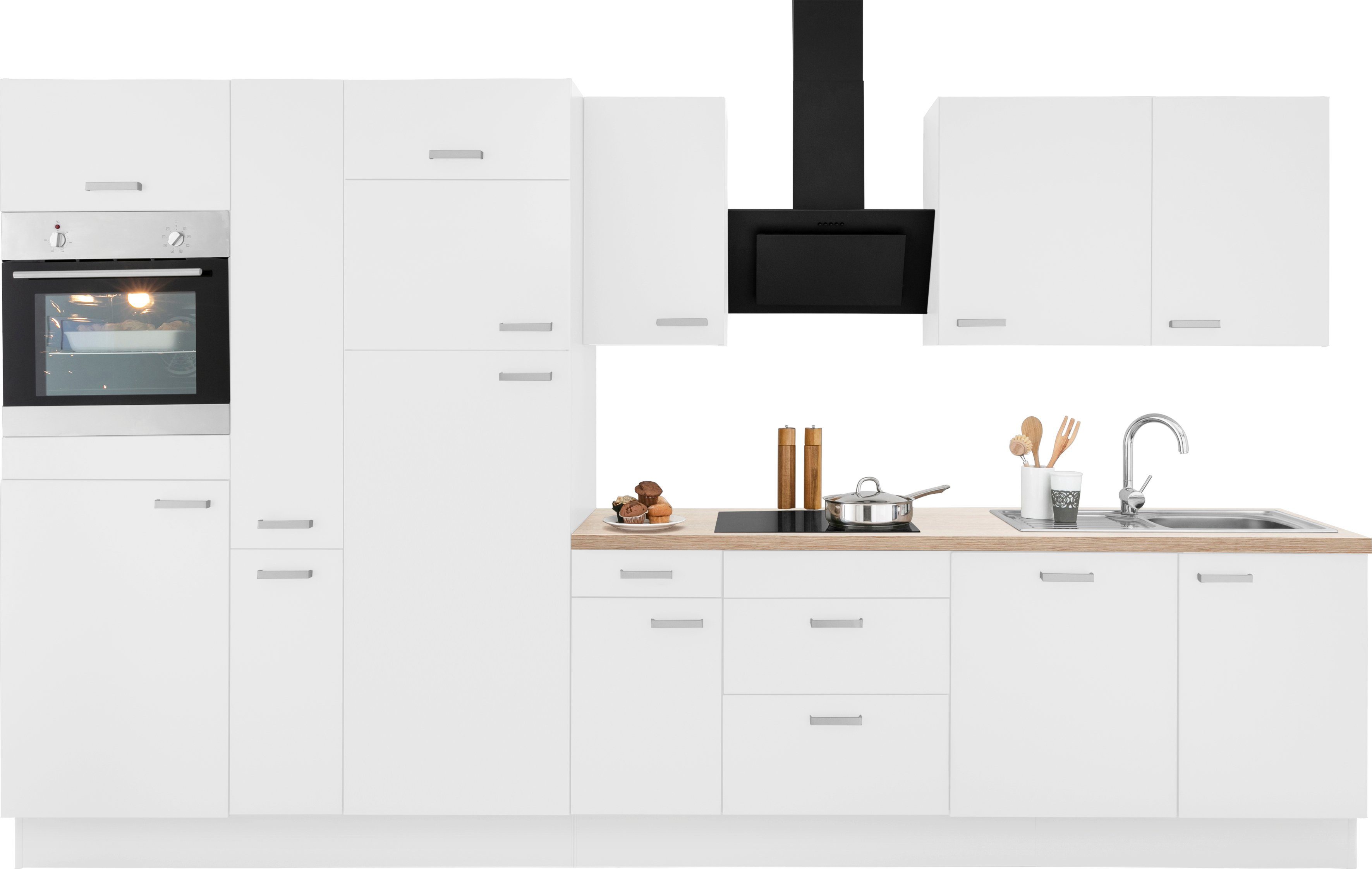 OPTIFIT Keukenblok Parma zonder elektrische apparaten, breedte 360 cm