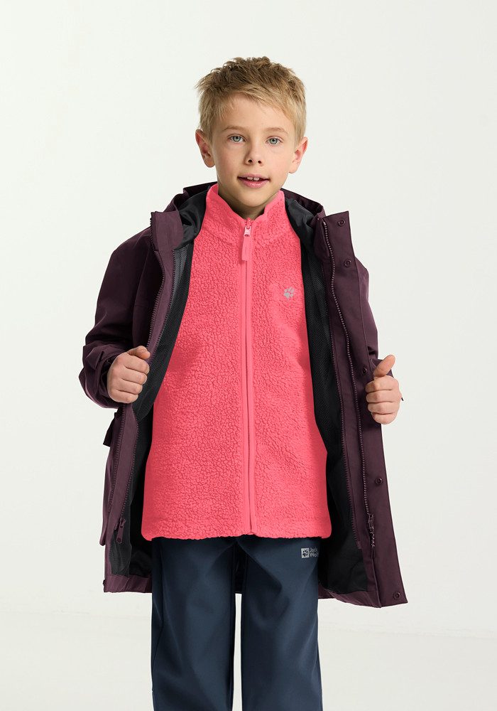 Jack Wolfskin Functioneel 3-in-1-jack 3IN1 CANVEY KIDS