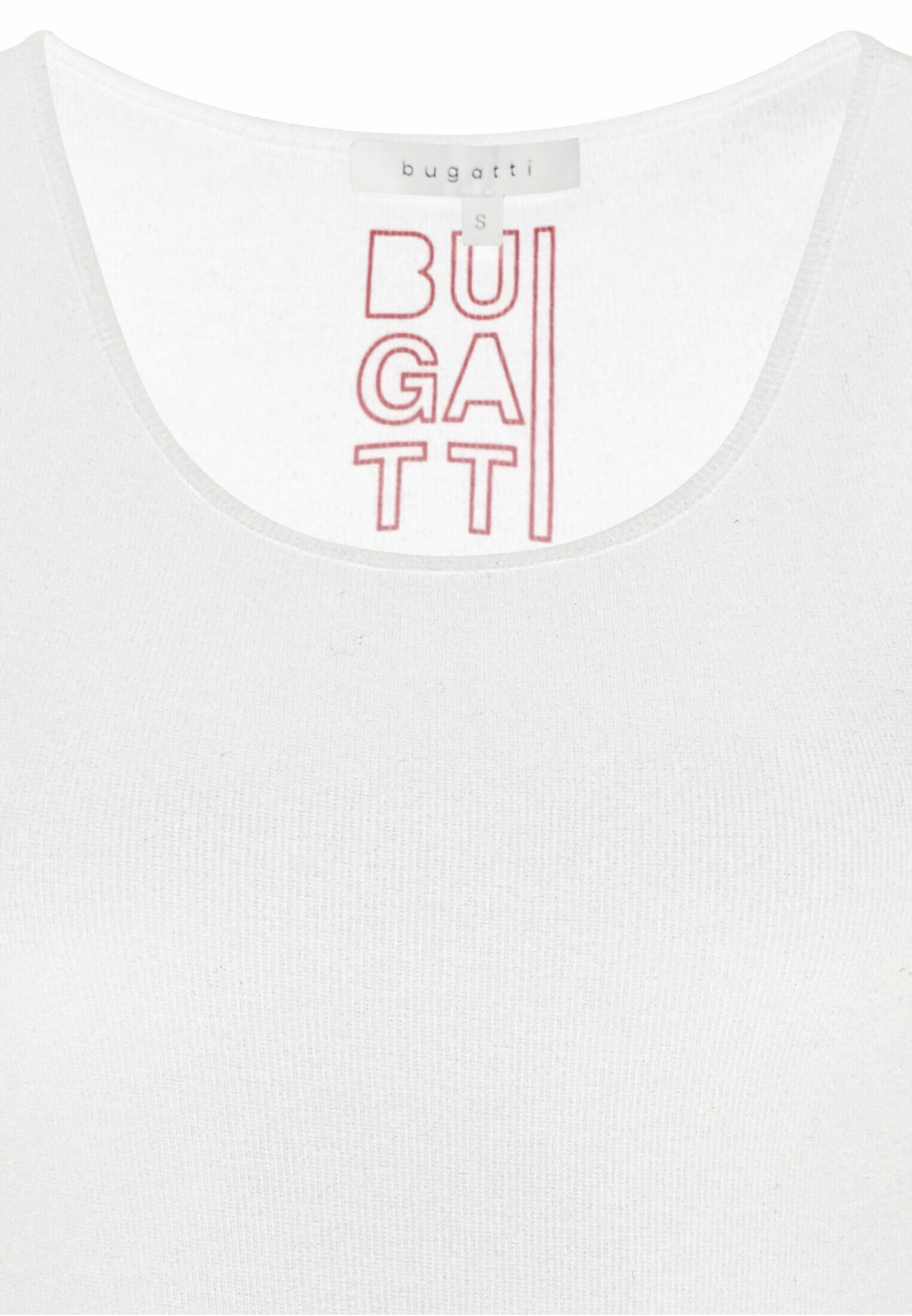 Bugatti T-shirt met aandeel elastan