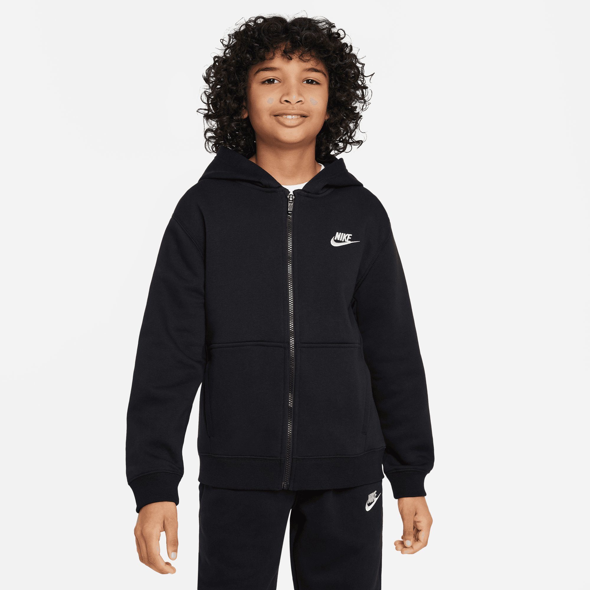 Nike Sportswear Trainingspak CLUB FLEECE BIG KIDS' FULL-ZIP TRACKSUIT