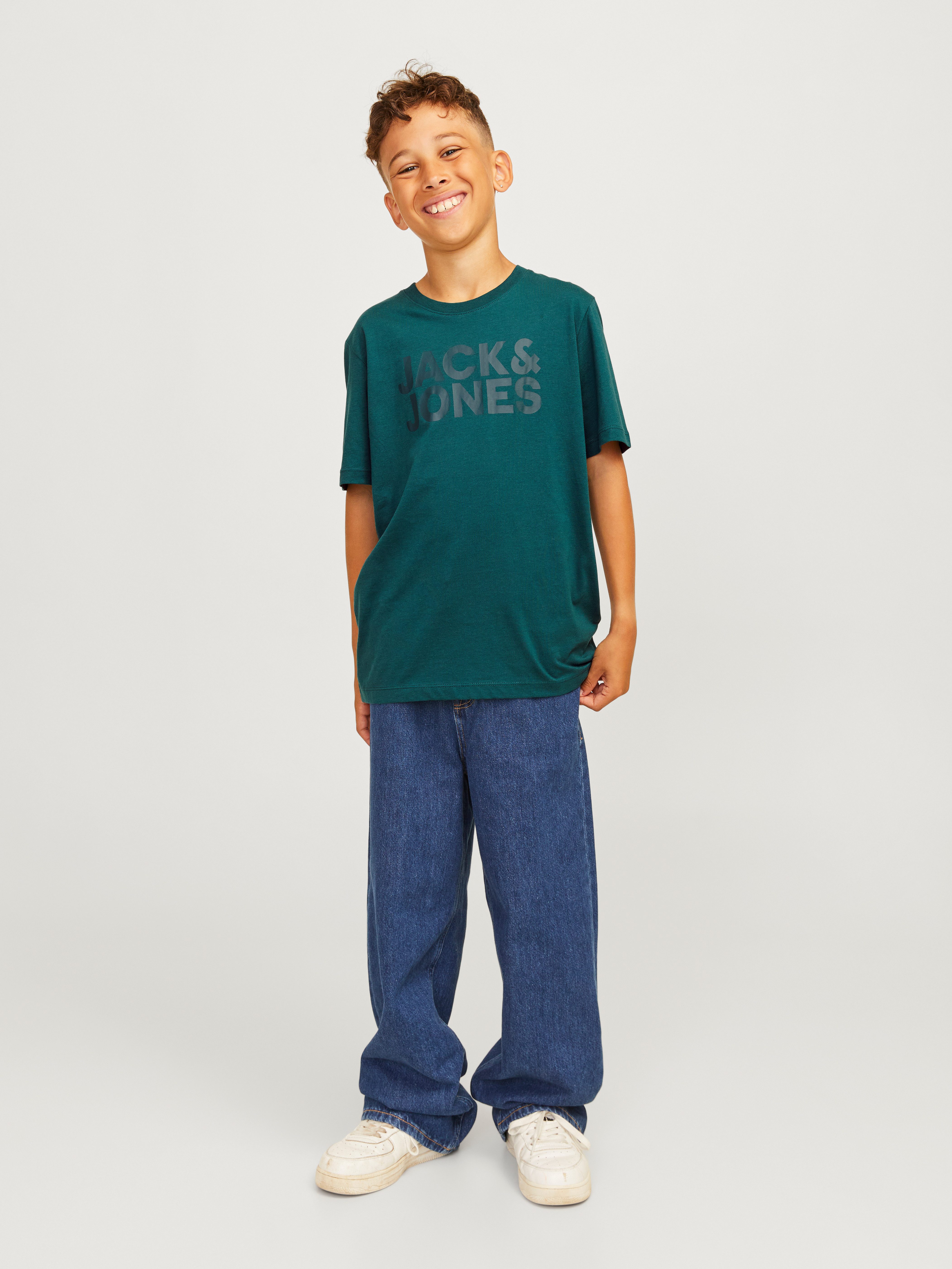 Jack & Jones Junior Shirt met korte mouwen JJECORP LOGO TEE SS O-NECK NOOS JNR