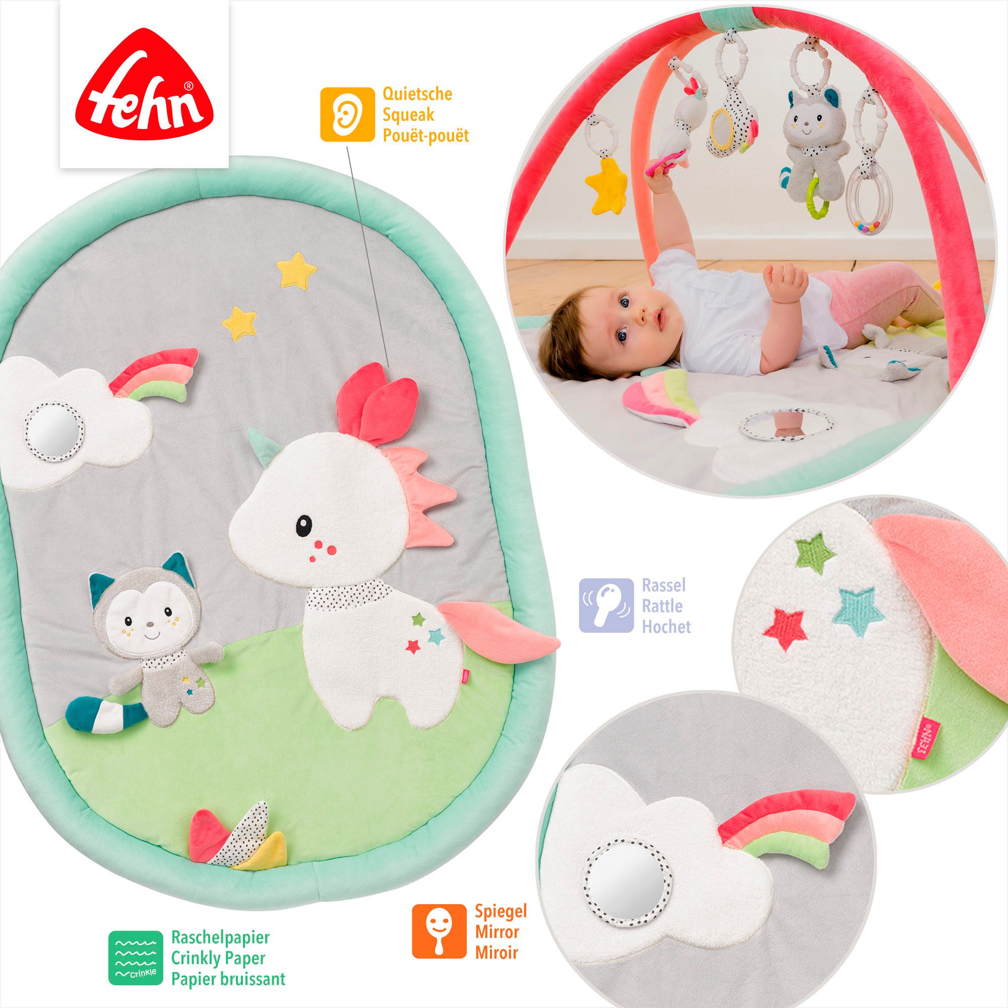Fehn Speelboog Aiko & Yuki, 3-D-activiteit deken
