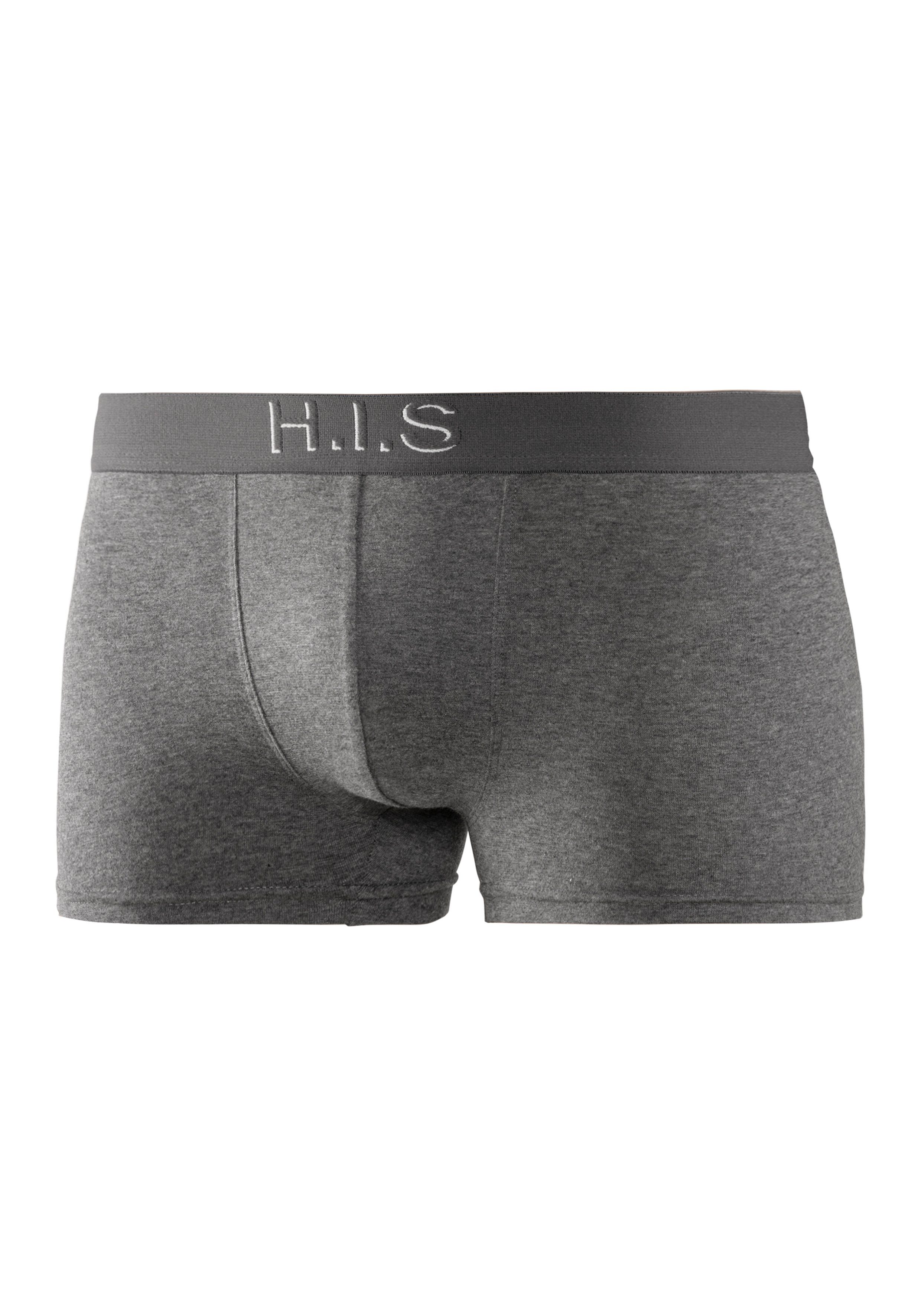 H.I.S Boxershort voor heren Logoweefband met 3D-effect (set, 5 stuks)