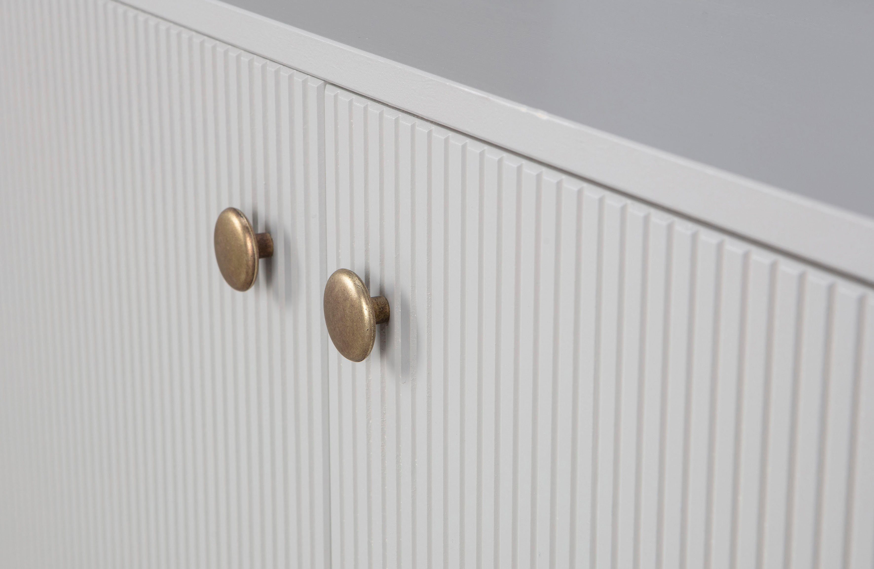 WOOOD Multifunctionele kast Madu van dennenhout en metaal, breedte 80 cm