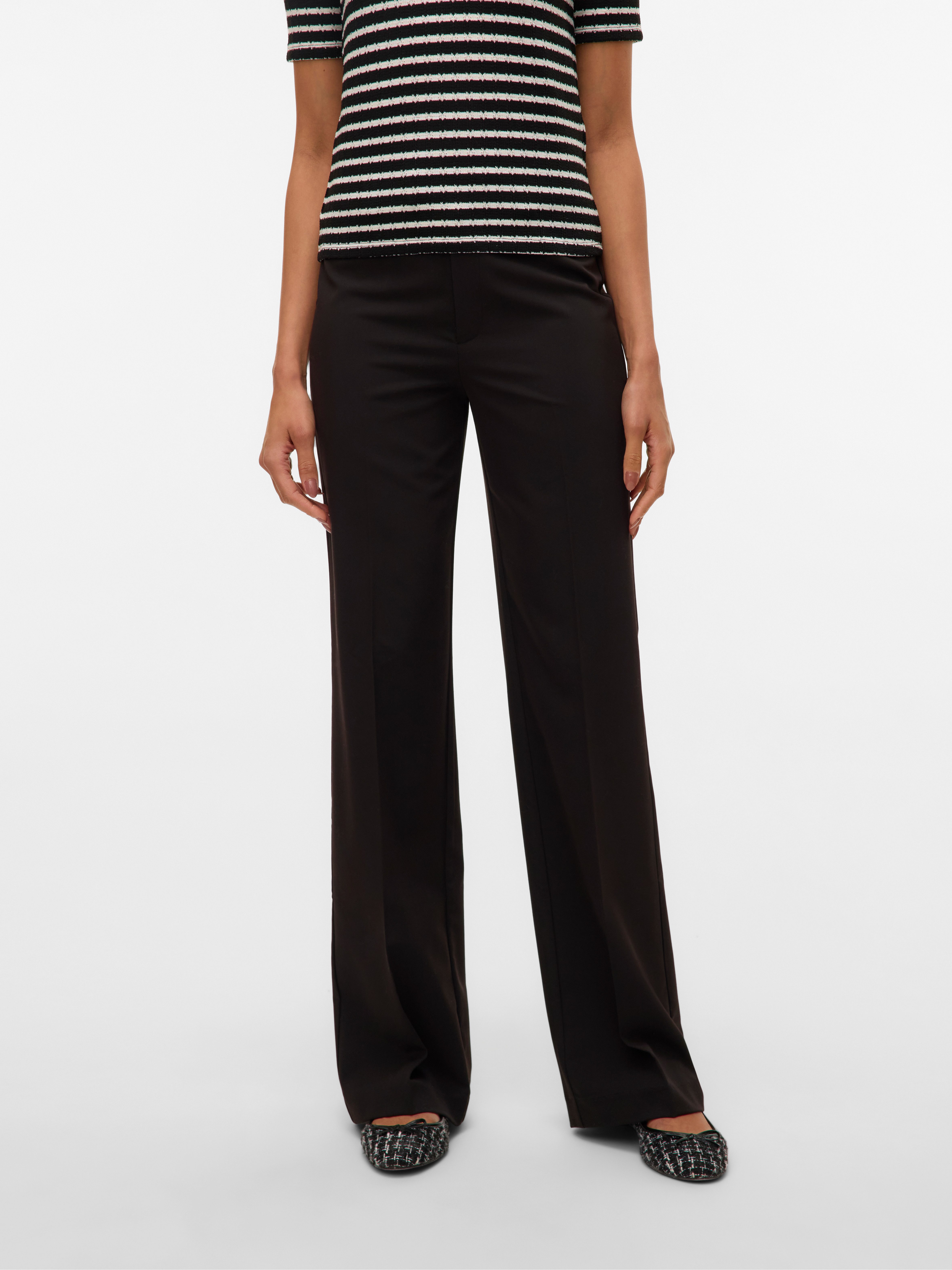 Vero Moda Pantalon VMTEXAS MW STRAIGHT PANT NOOS