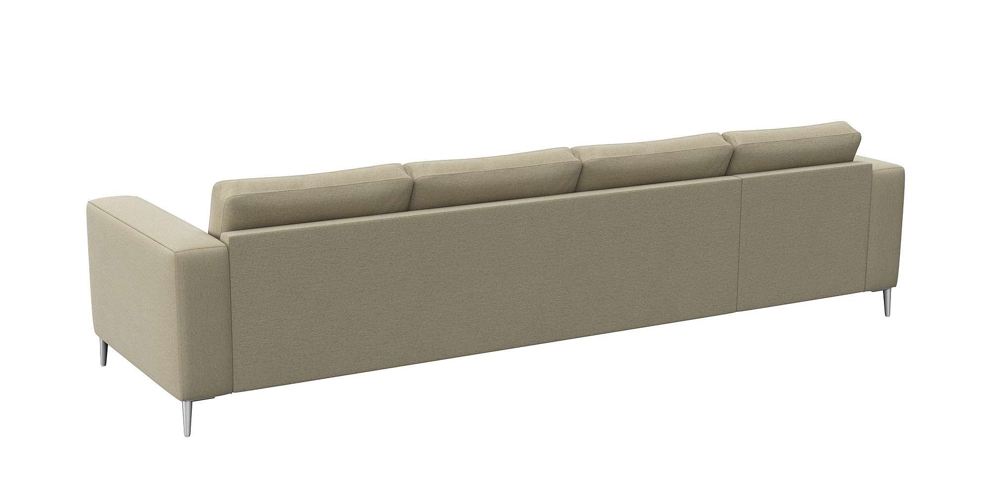 FLEXLUX Hoekbank Fiore, super zitcomfort door koudschuim in de zitting, L-vorm
