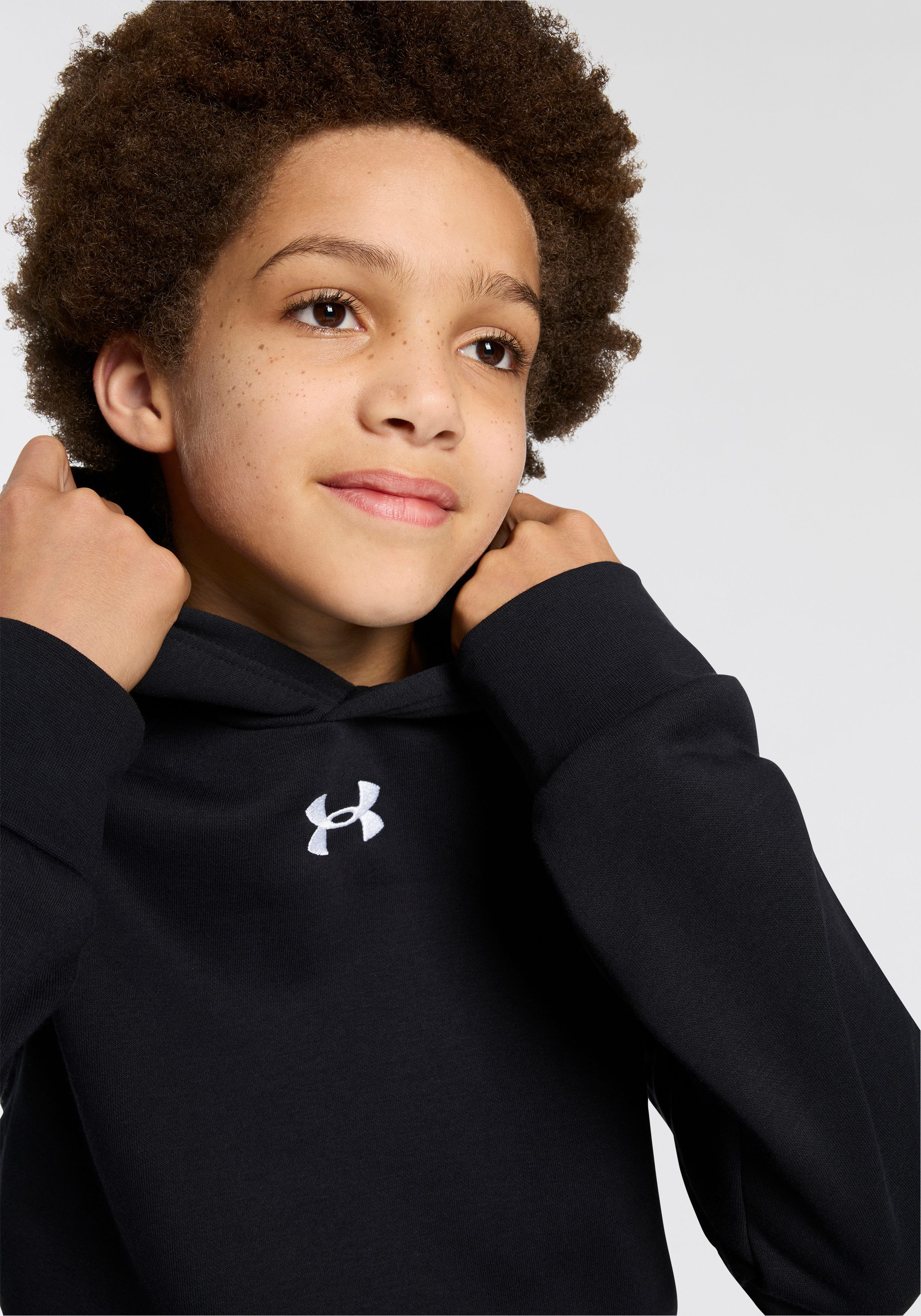Under Armour® Hoodie Rival Voor kinderen - binnenmateriaal zacht opgeruwd