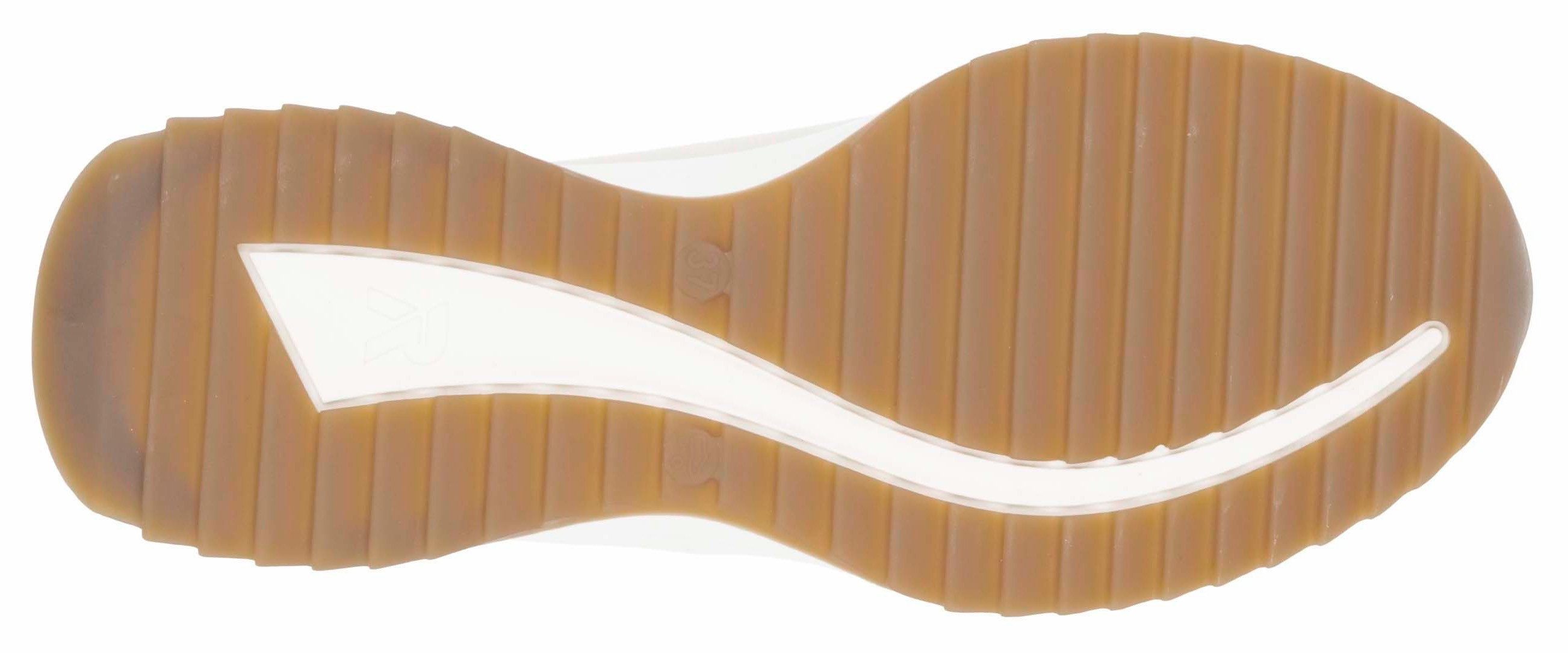 Rieker EVOLUTION Sneakers , vrijetijdsschoen, lage schoen, veterschoen met modieuze contrasterende afwerkingen