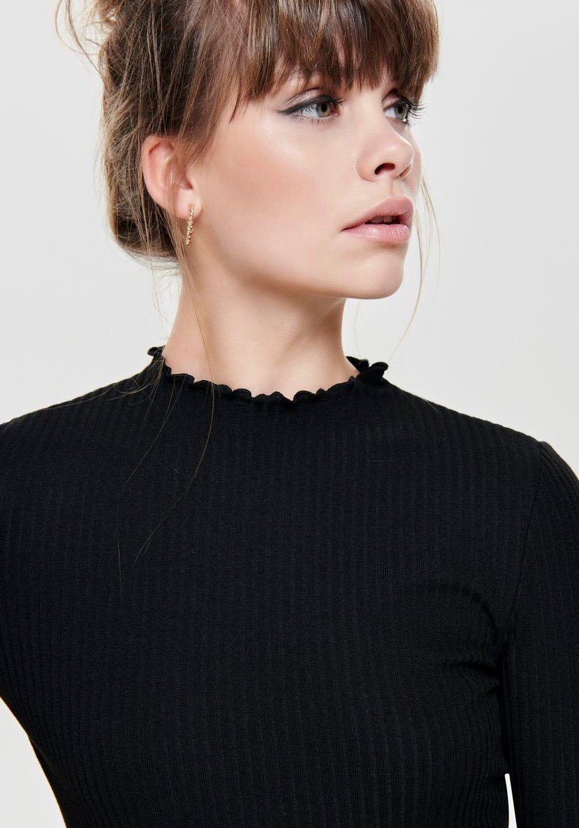Only Shirt met lange mouwen ONLEMMA L/S HIGH NECK TOP