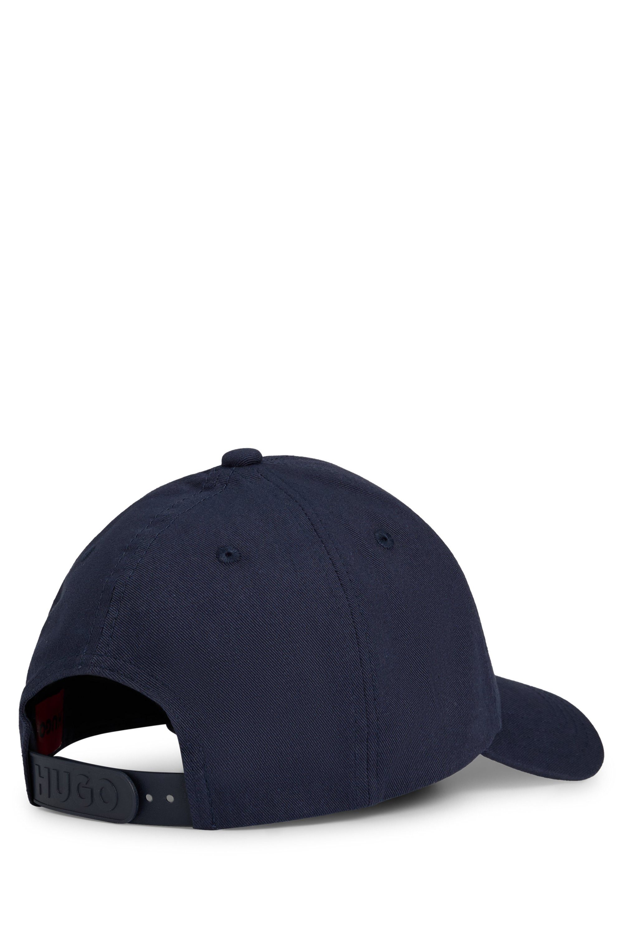 HUGO Aansluitende pet Jude-Stacked met 3d logo borduursel, verstelbare sluiting, unisex