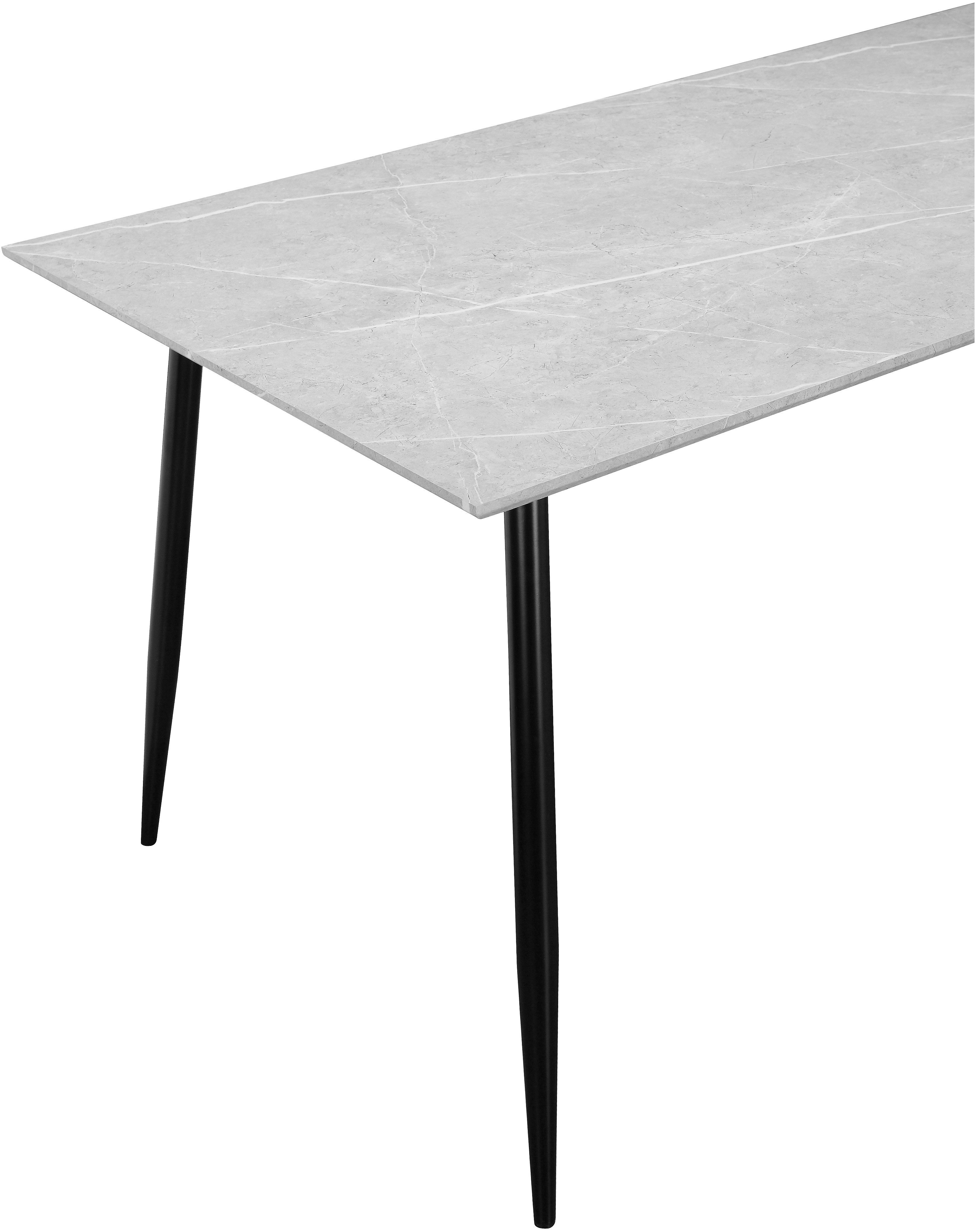 Leonique Eettafel Eadwine, Topseller! Frame van metaal, verschillende maten en kleuren, tafel, keukentafel (1 stuk)