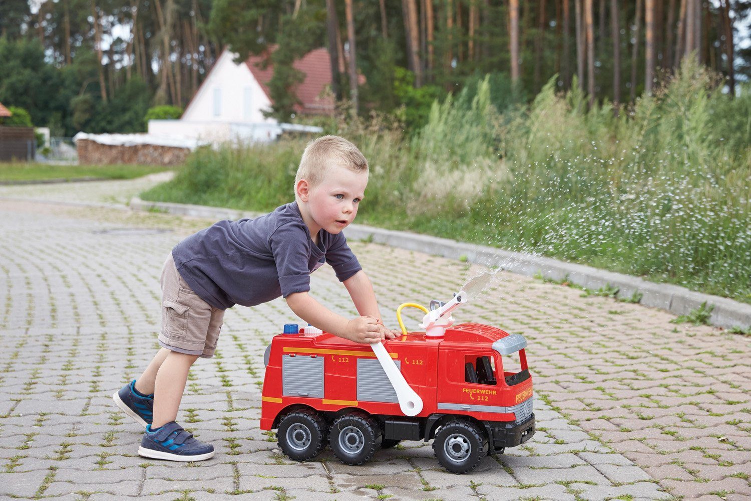 Lena® Speelgoed-brandweer Giga Trucks, Actros