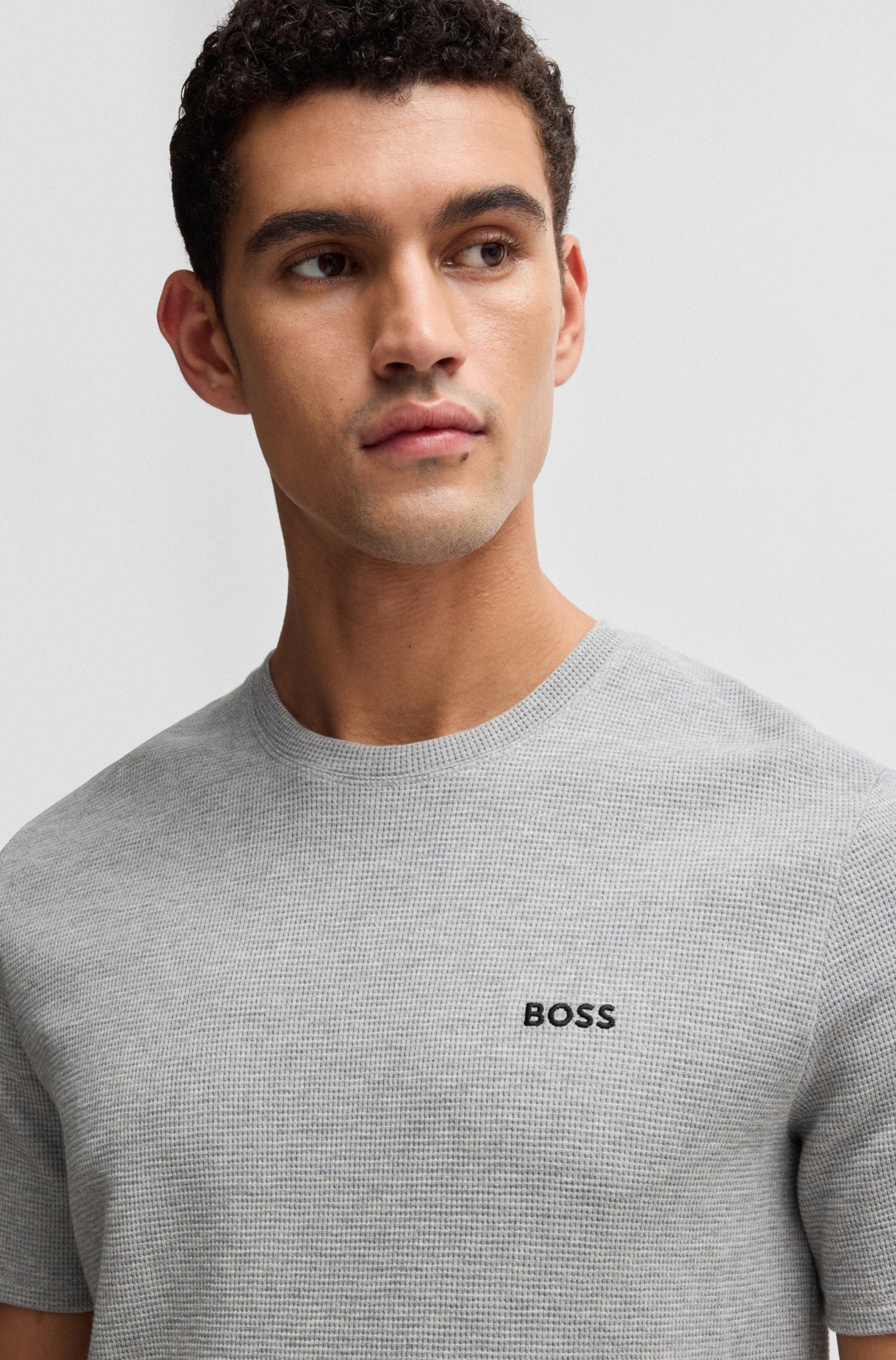 BOSS Pyjama top Waffle T-Shirt