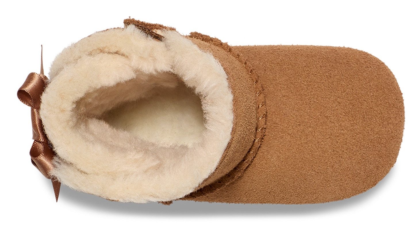 UGG Kruipschoentjes BABY BAILEY BOW Babyschoen, huispantoffel, winterlaars met praktische klittenbandsluiting