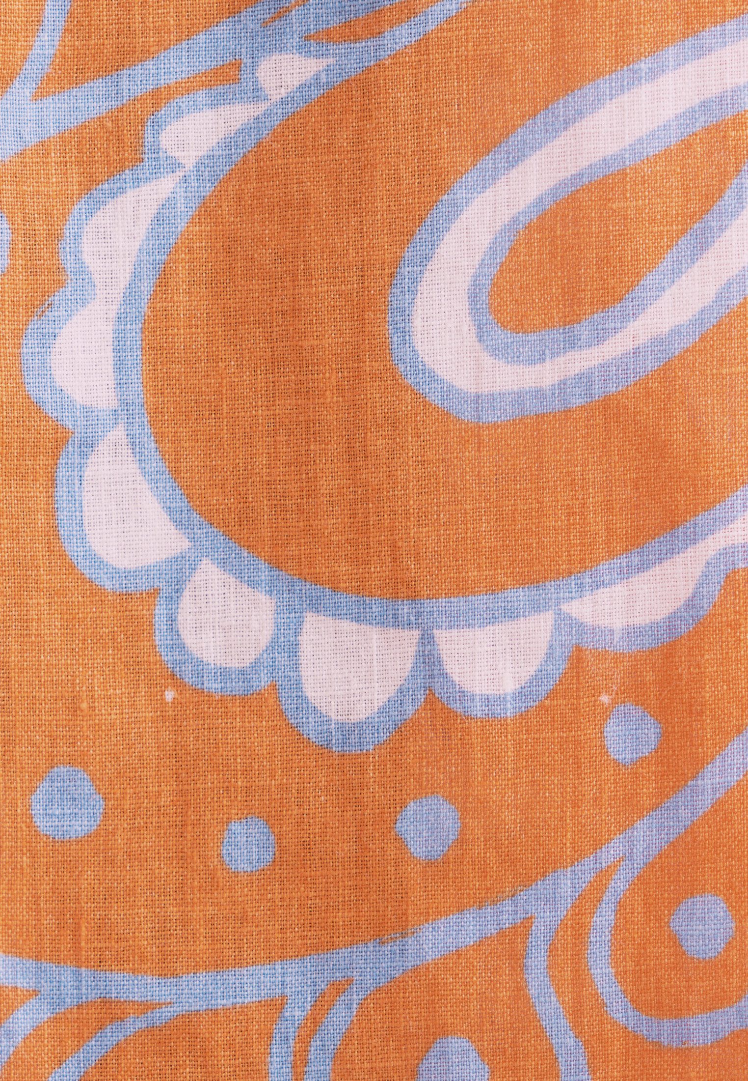seidensticker Zomerjurk Zwarte roos 3/4-mouw v-hals paisley