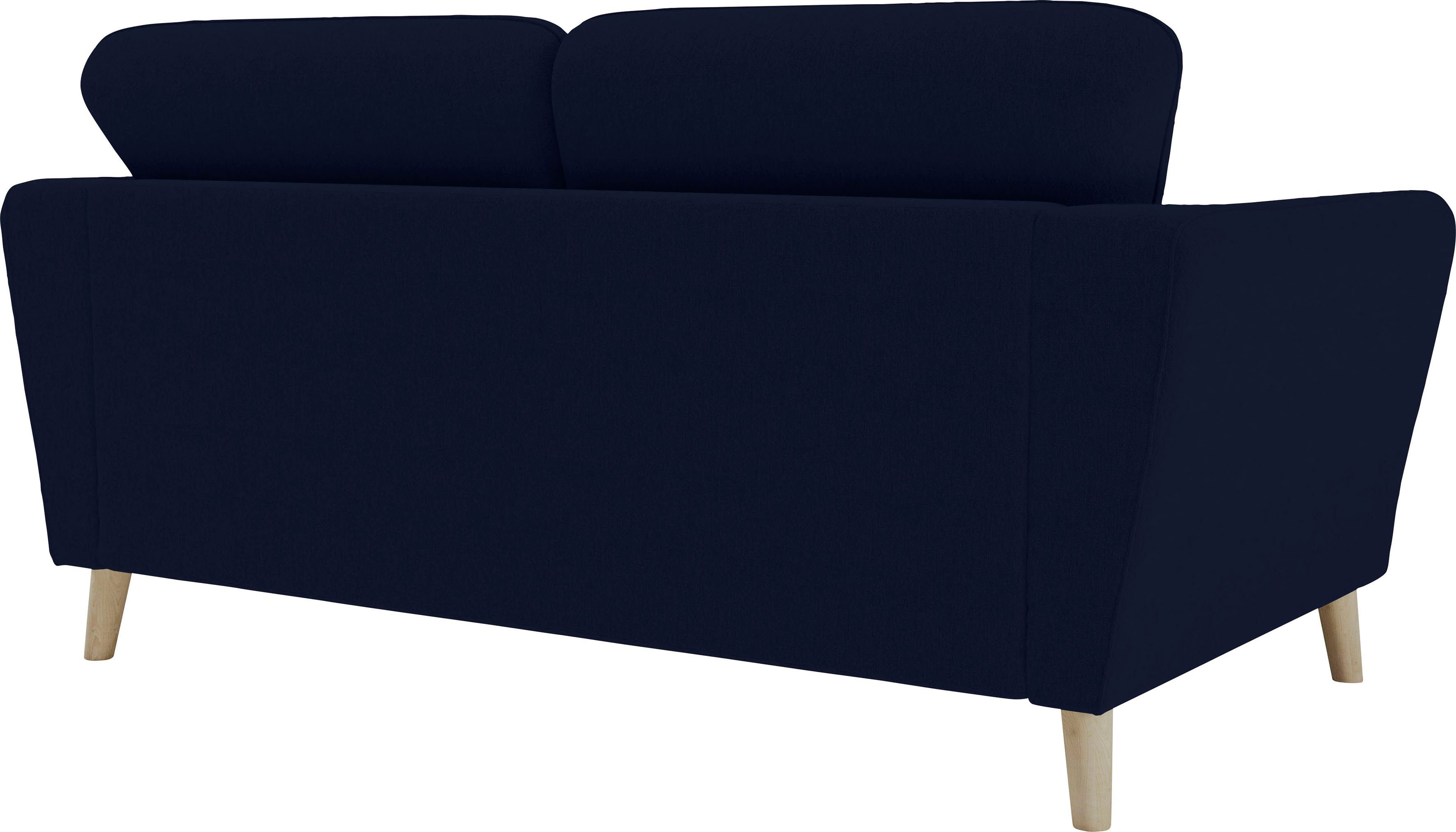 Home affaire 2-zitsbank MARSEILLE compact bank 170 cm, cord, vlakke weefsel, structuur, geweven stof