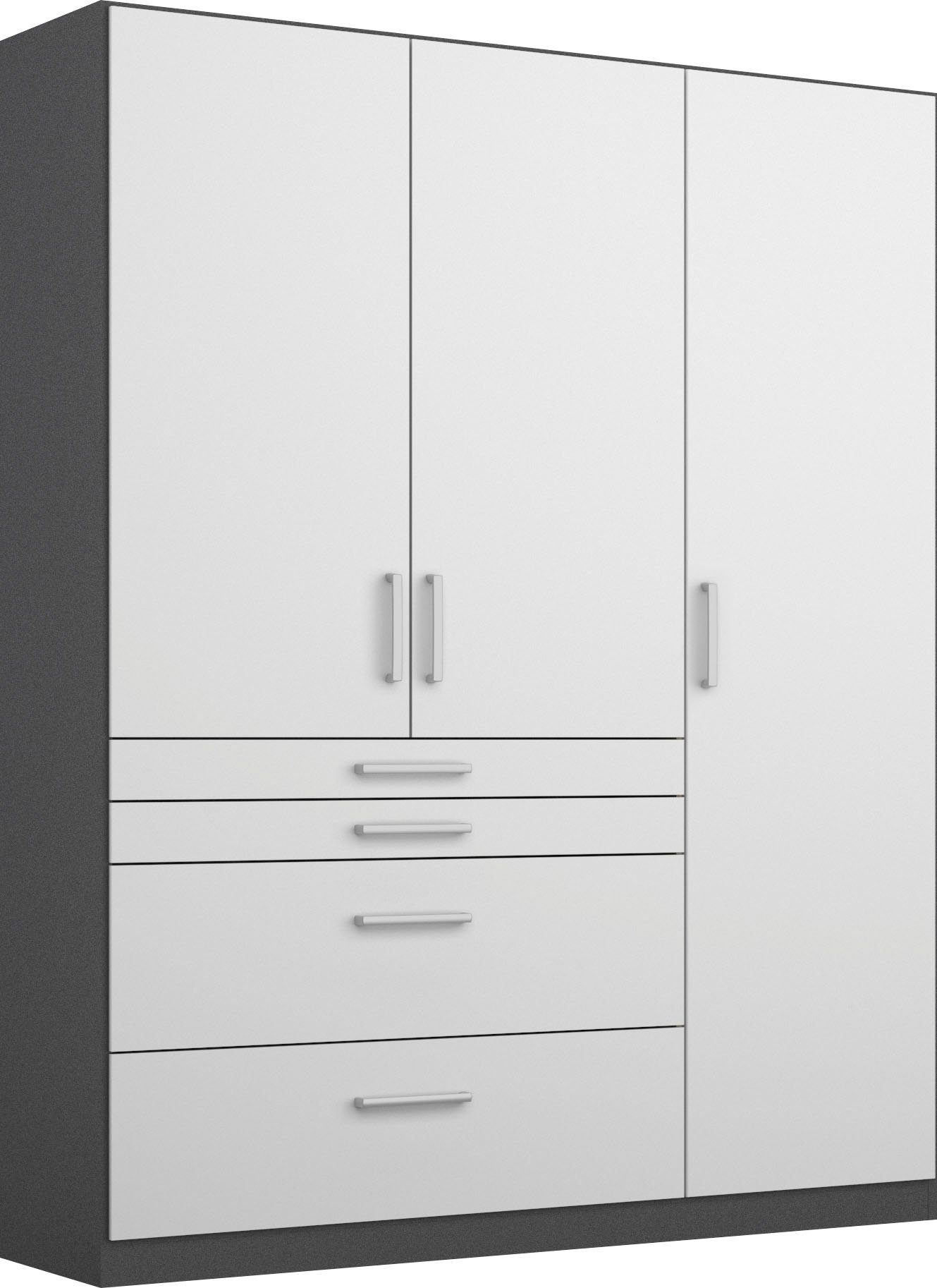rauch Kastenset Kledingkast kast garderobe garderobekast hoekkast HOMBURG veel opbergruimte, bovenste lade met indeling made in germany