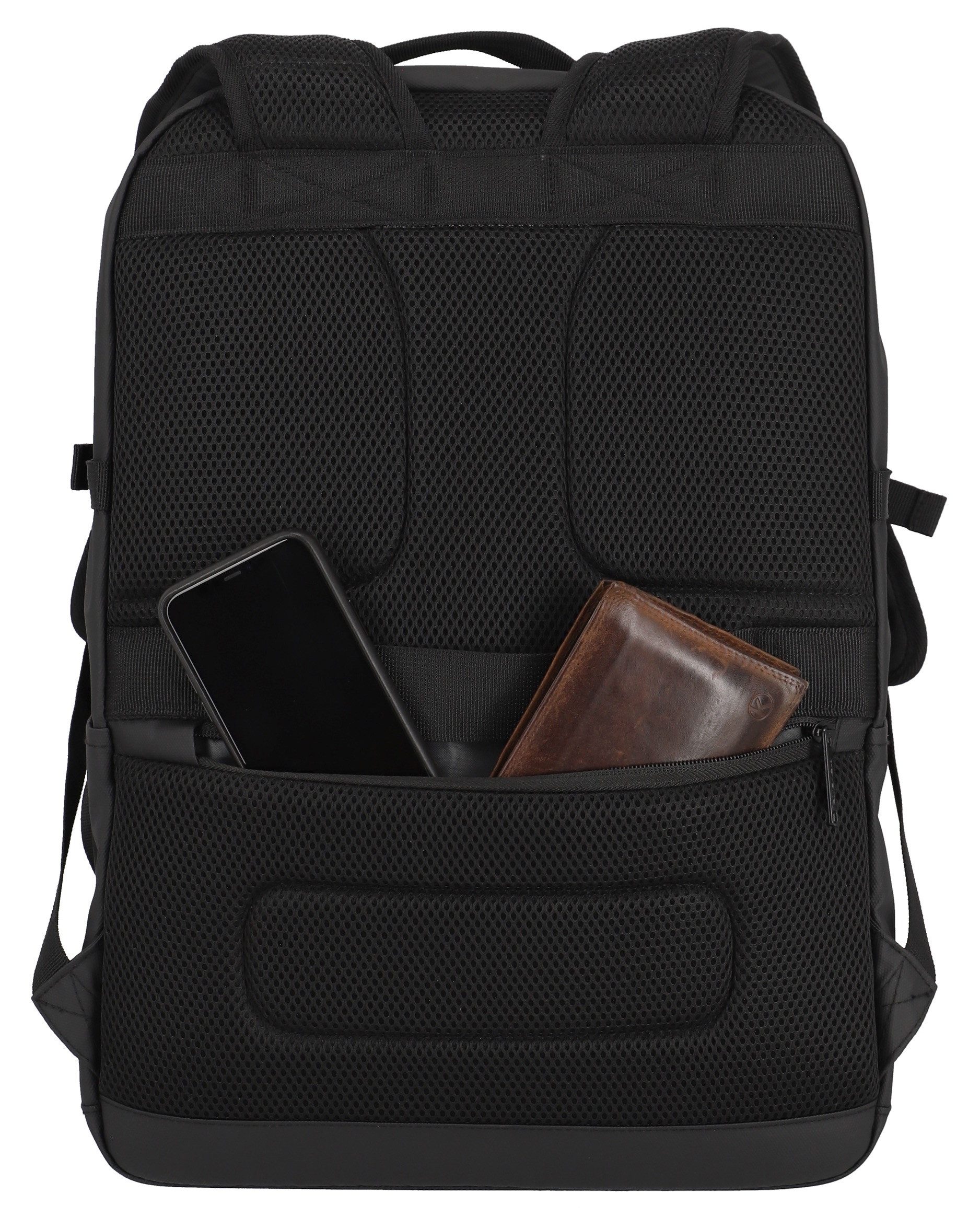 travelite Vrijetijdsrugzak BASICS rugzak zeildoek Schoolrugzak werkrugzak reiserugzak met 15,6 inch laptopvak