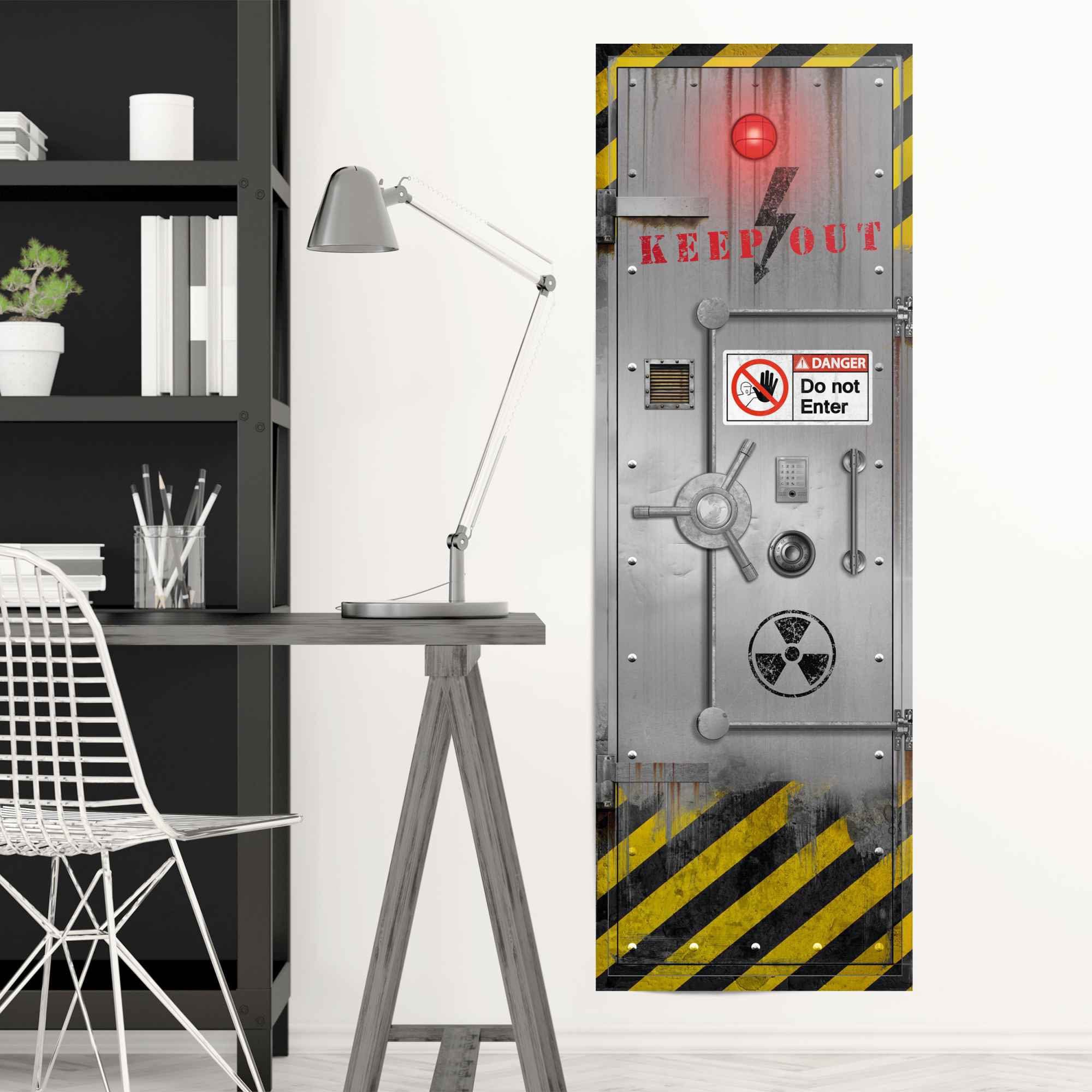 Reinders! Poster Kluisdeur Op eigen risico