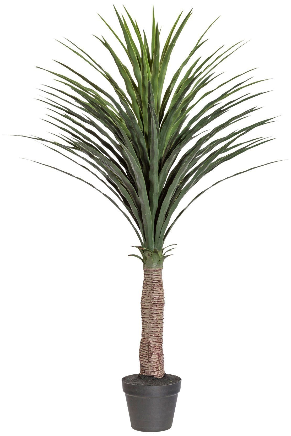 Creativ green Kunstpalm Palm yucca in een plastic pot (1 stuk)