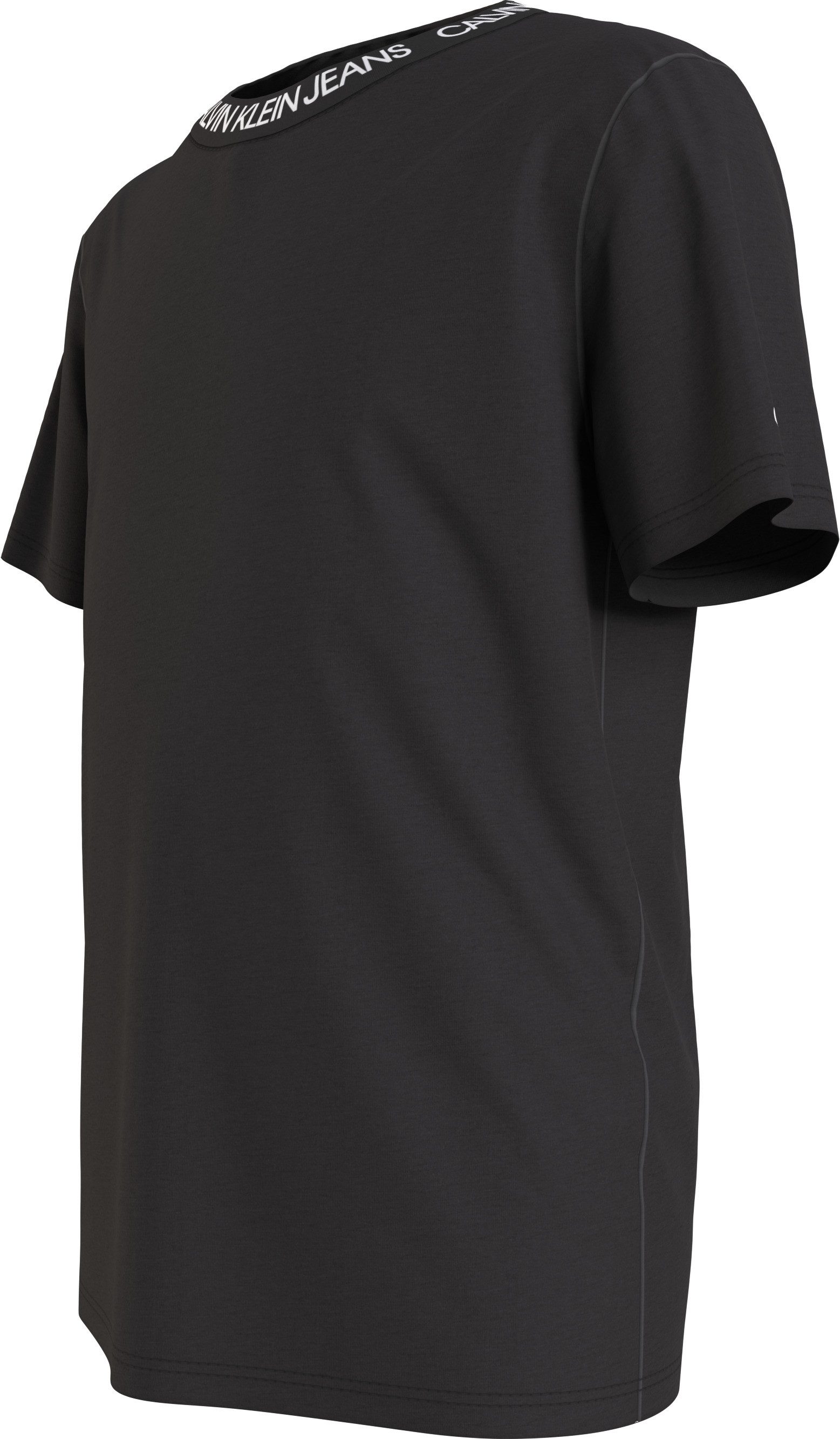 Calvin Klein T-shirt INTARSIA LOGO T-SHIRT voor kinderen tot 16 jaar, logo-opdruk bij de hals