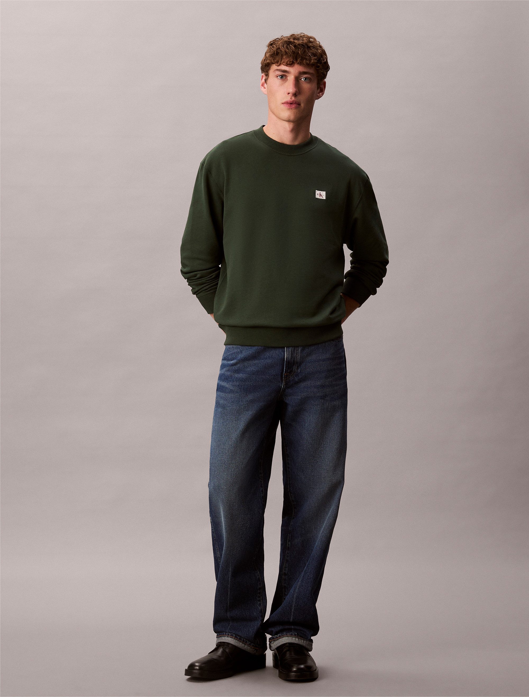 Calvin Klein Sweatshirt 400GSM TRRY BDG CRWN
