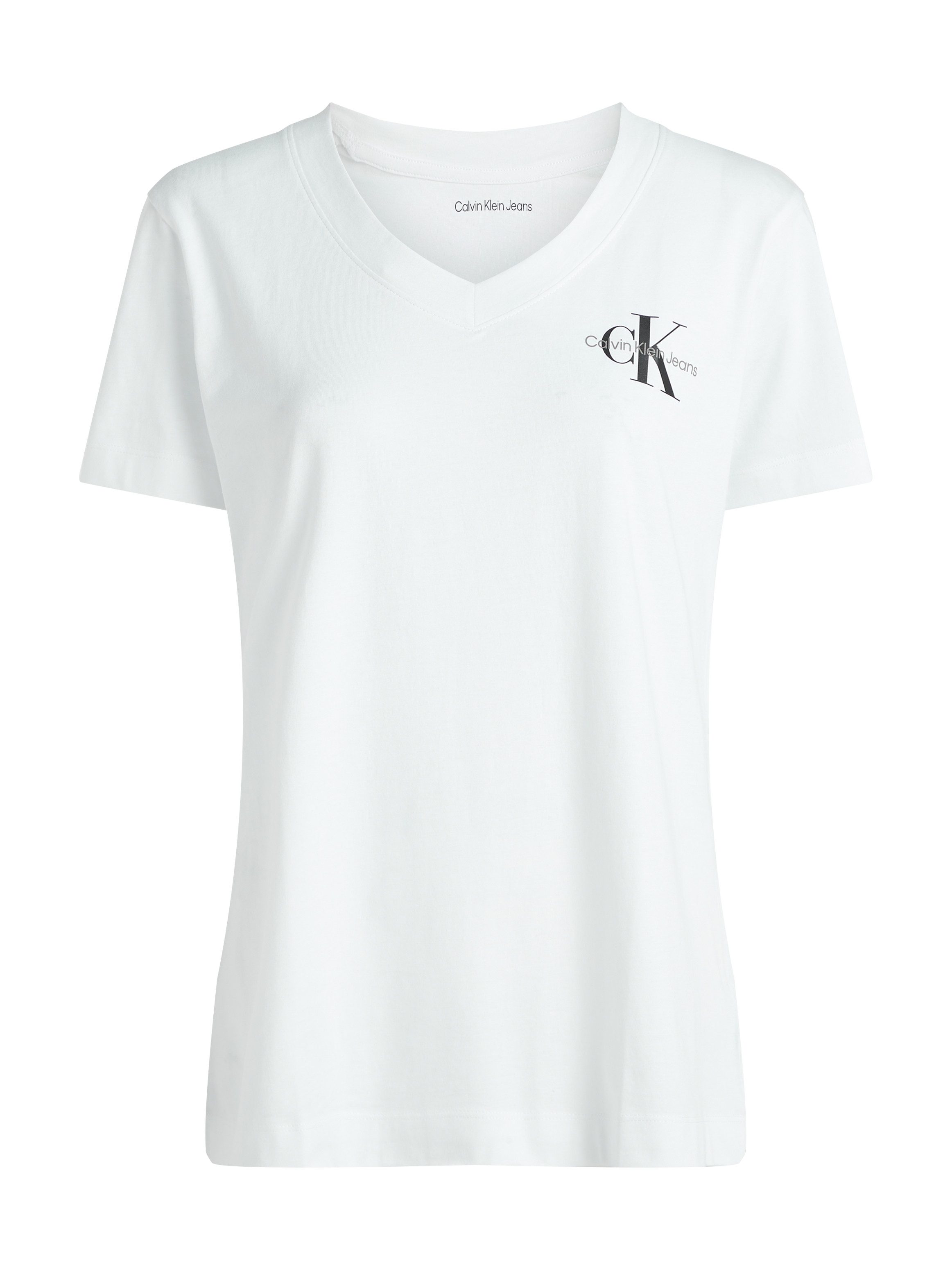 Calvin Klein Jeans Plus T-shirt PLUS 2-PACK MONOLOGO V-NECK TEE (set, 2-delig)