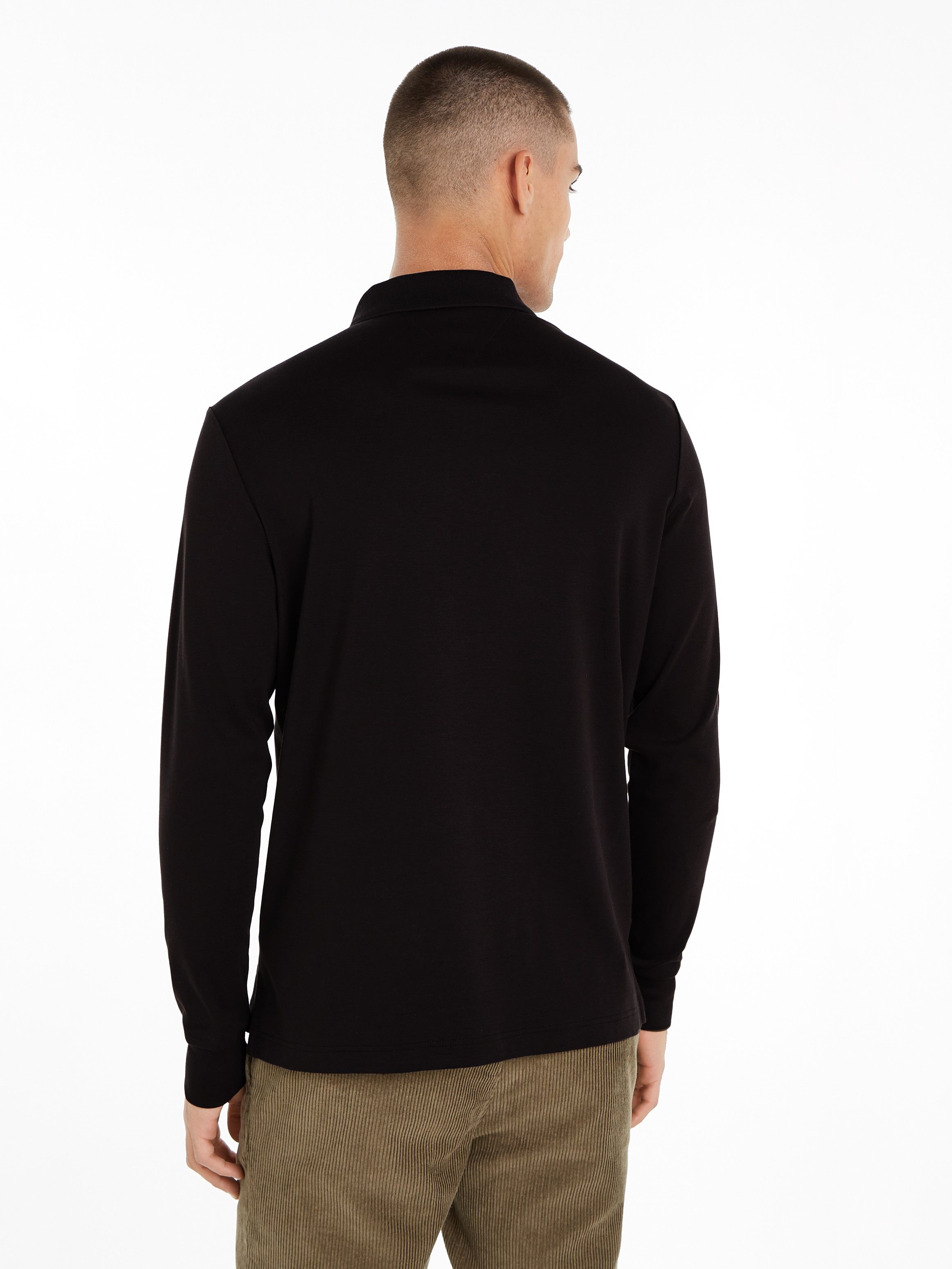 Tommy Hilfiger Poloshirt met lange mouwen L S LIQUID COTTON REG POLO